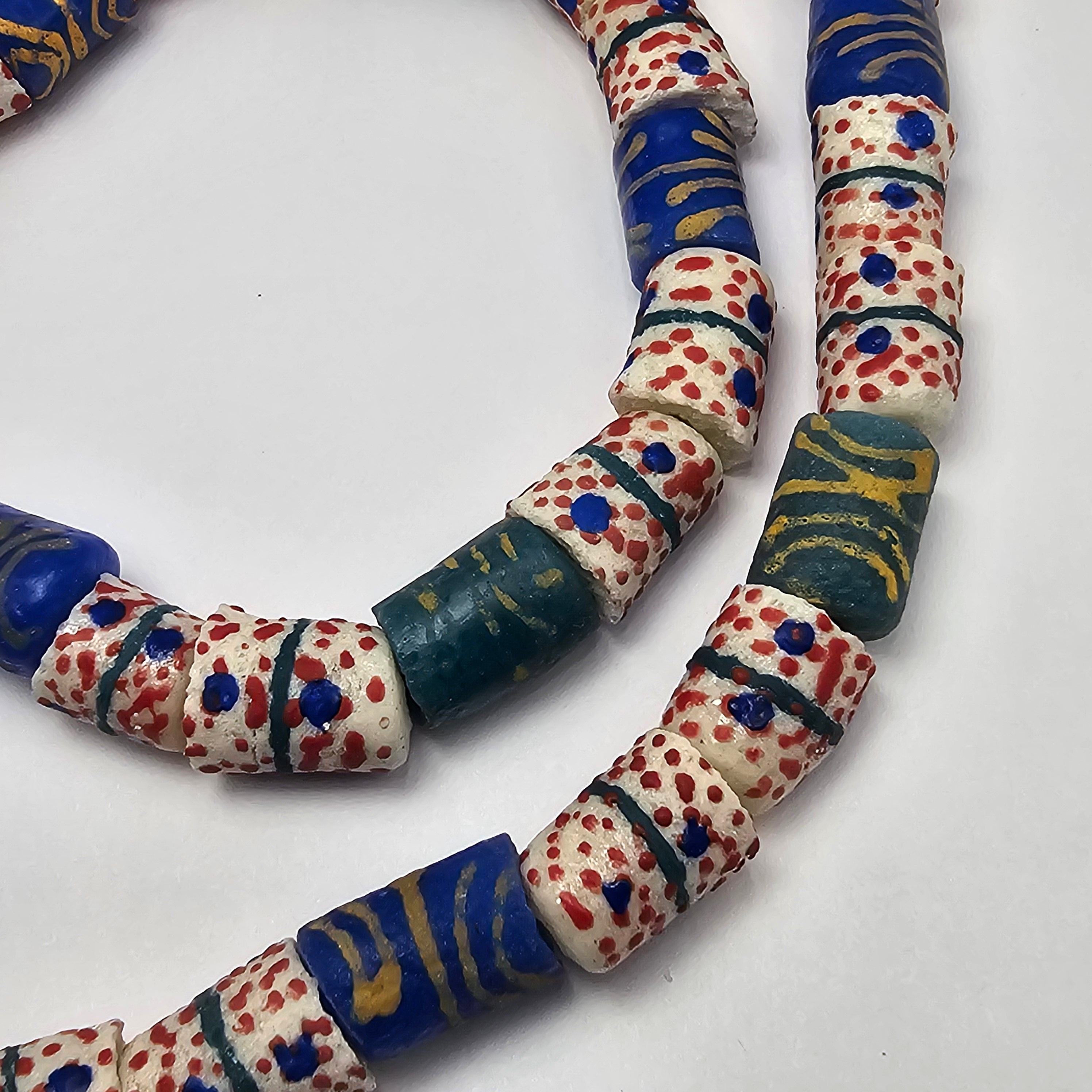 45 Krobo Beads, Jewelry Making