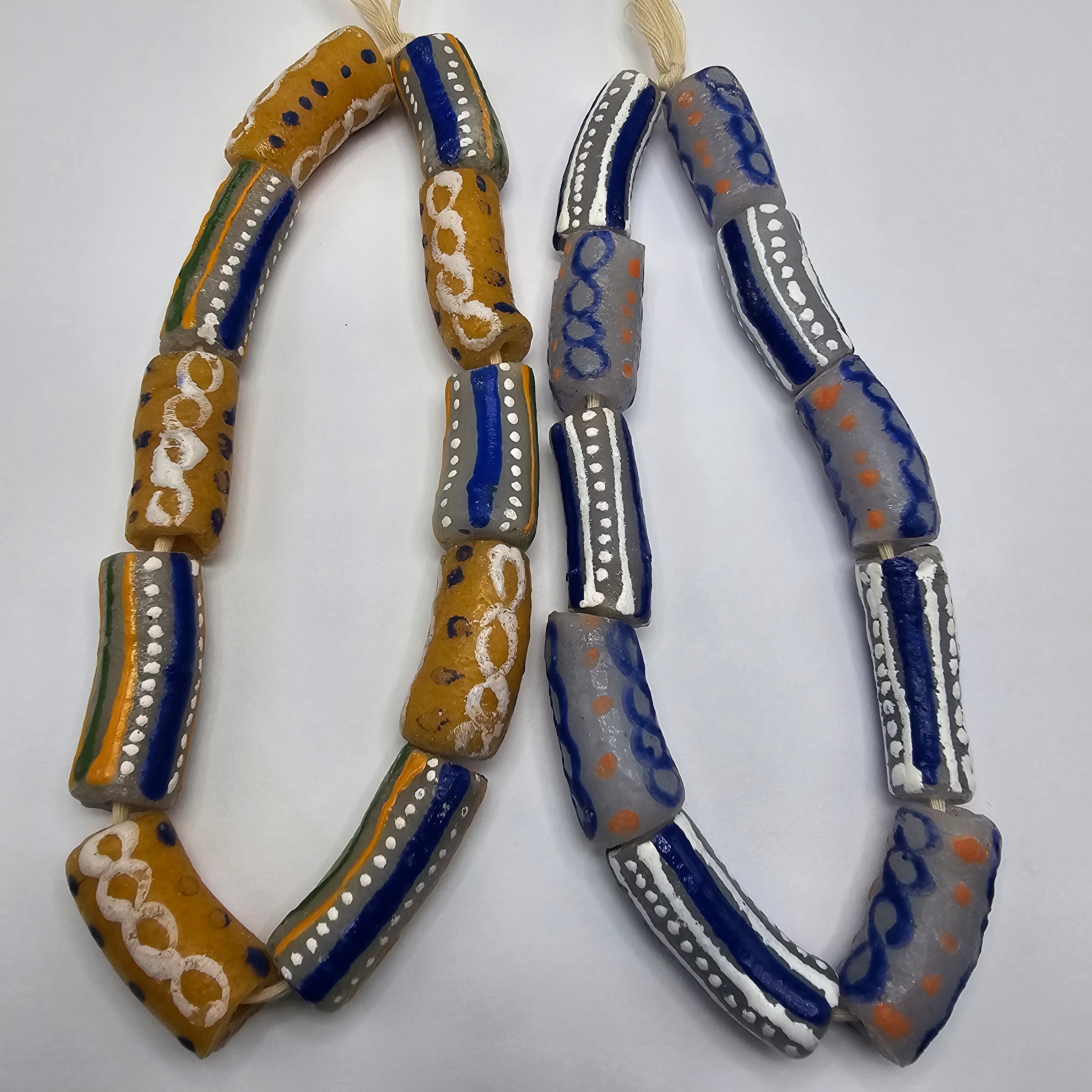 10 Krobo African Beads