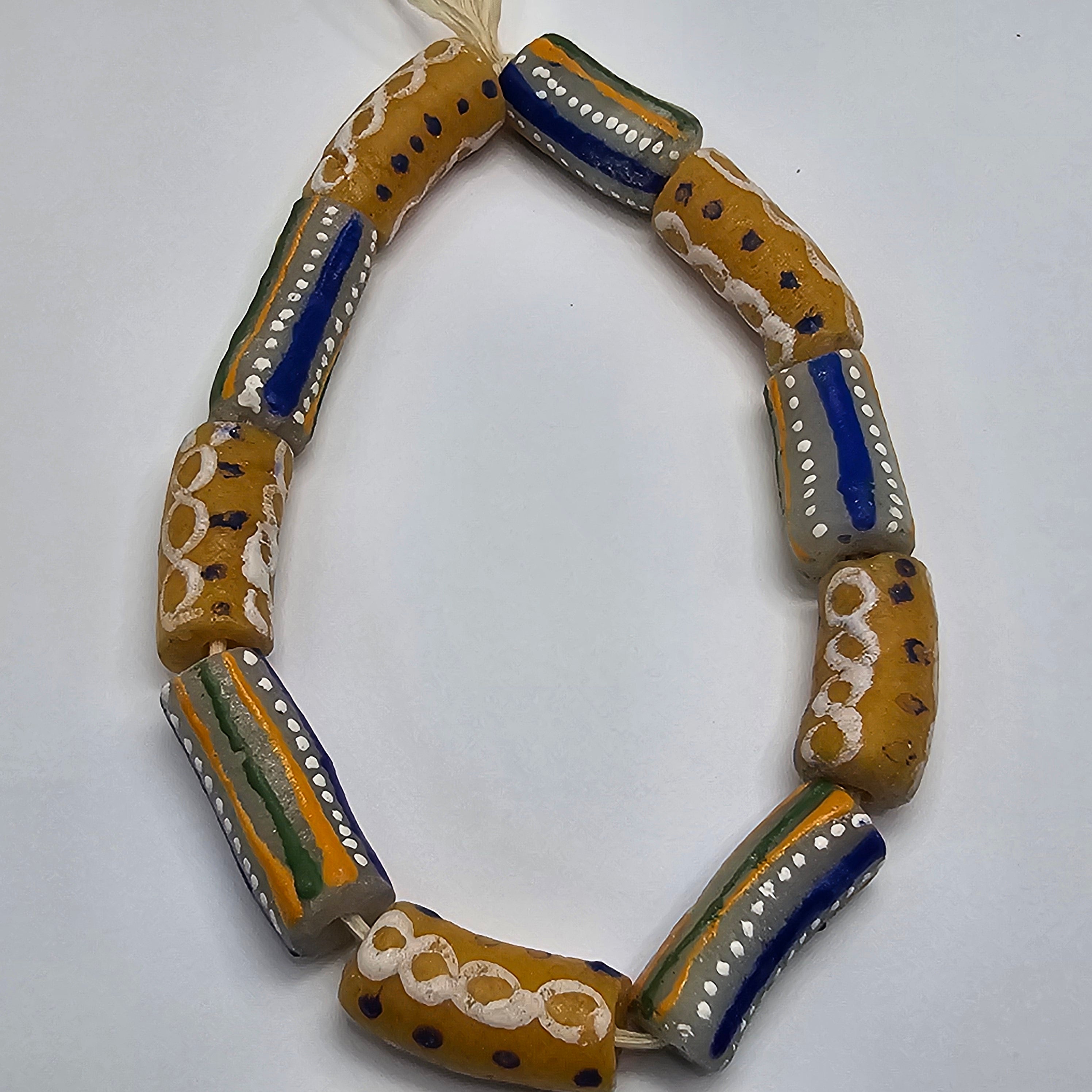 10 Krobo African Beads