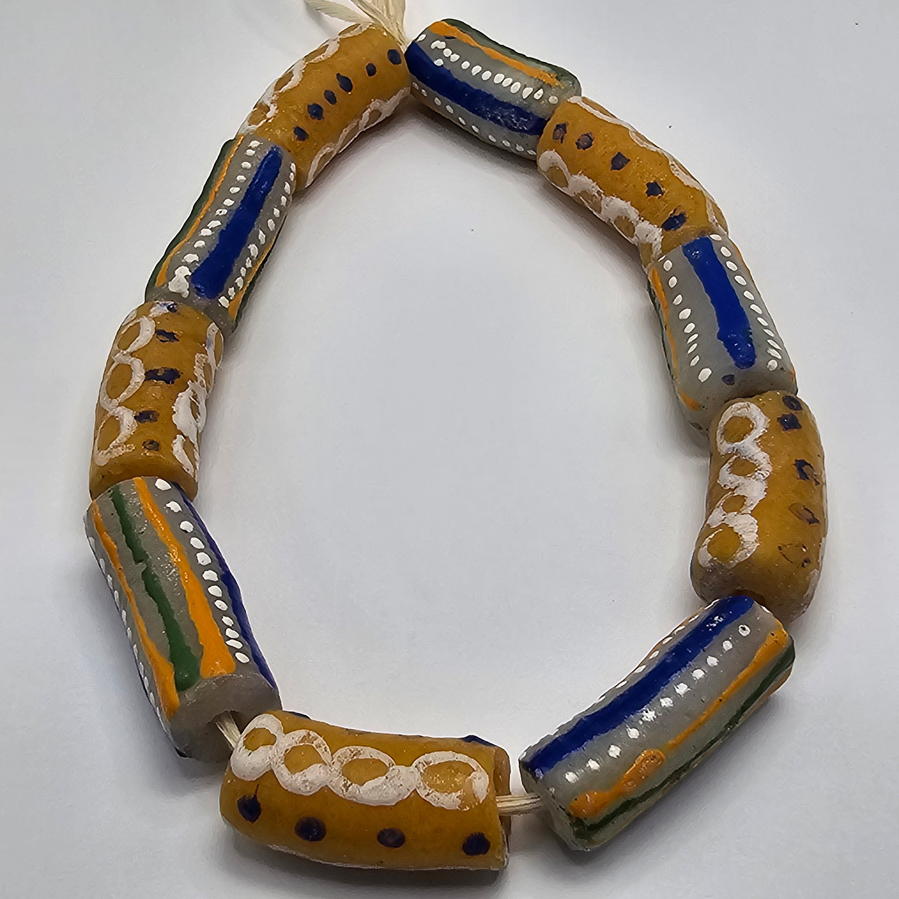 10 Krobo African Beads