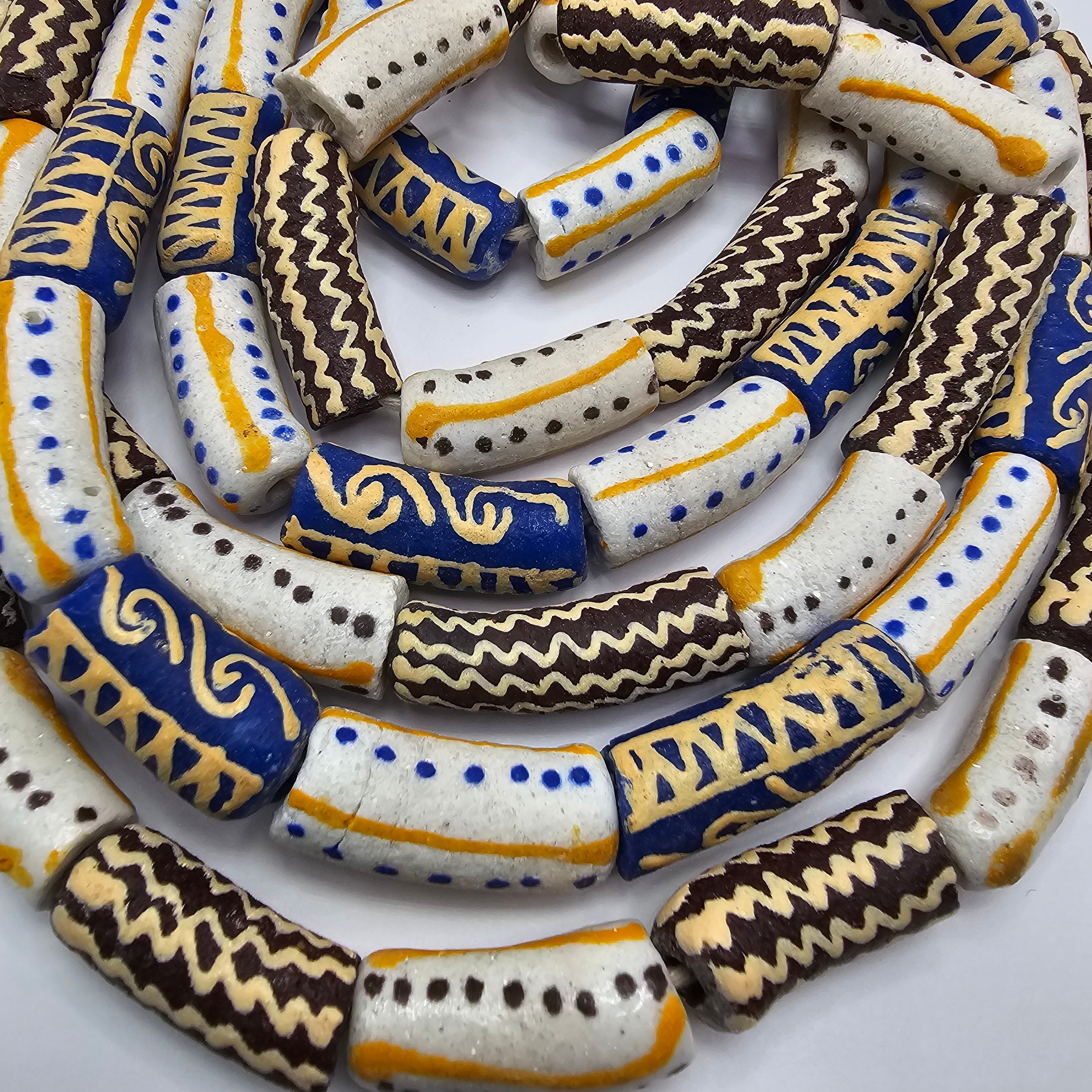 34 Krobo Glass Beads