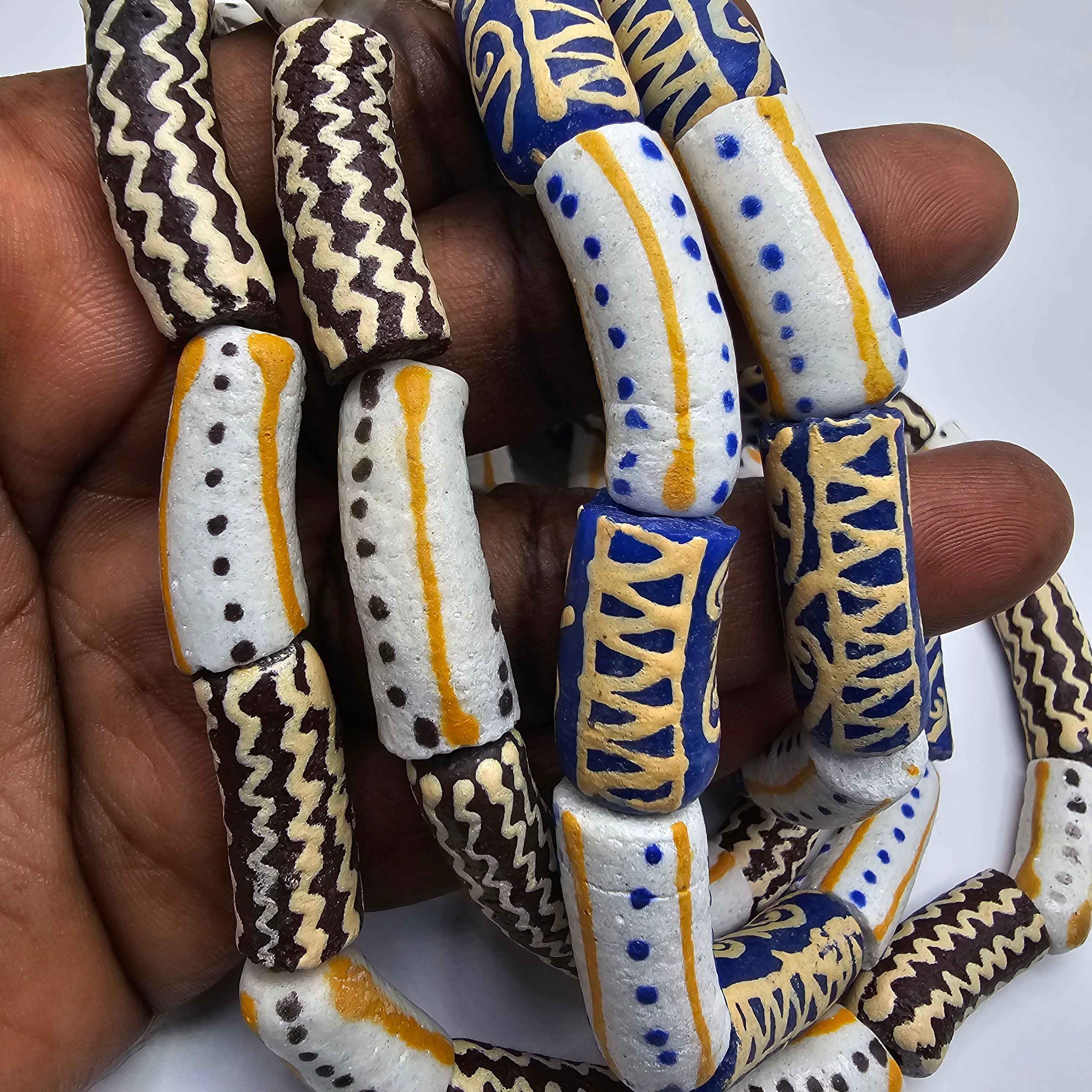 34 Krobo Glass Beads