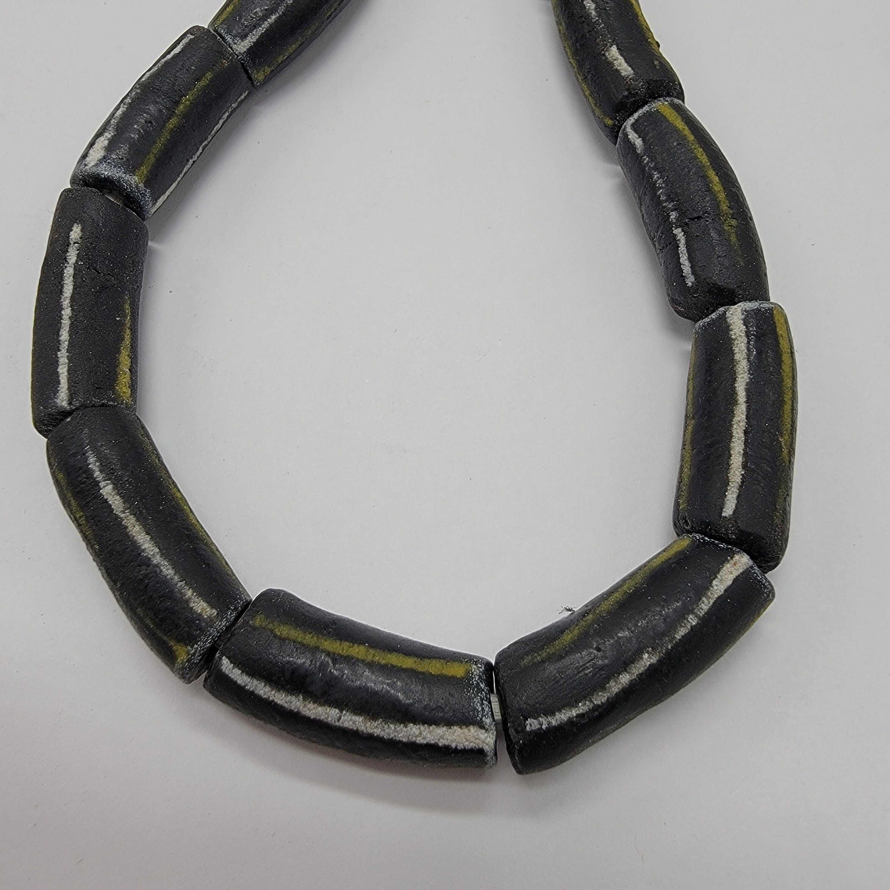 Ethnic Tube Beads Krobo Beads