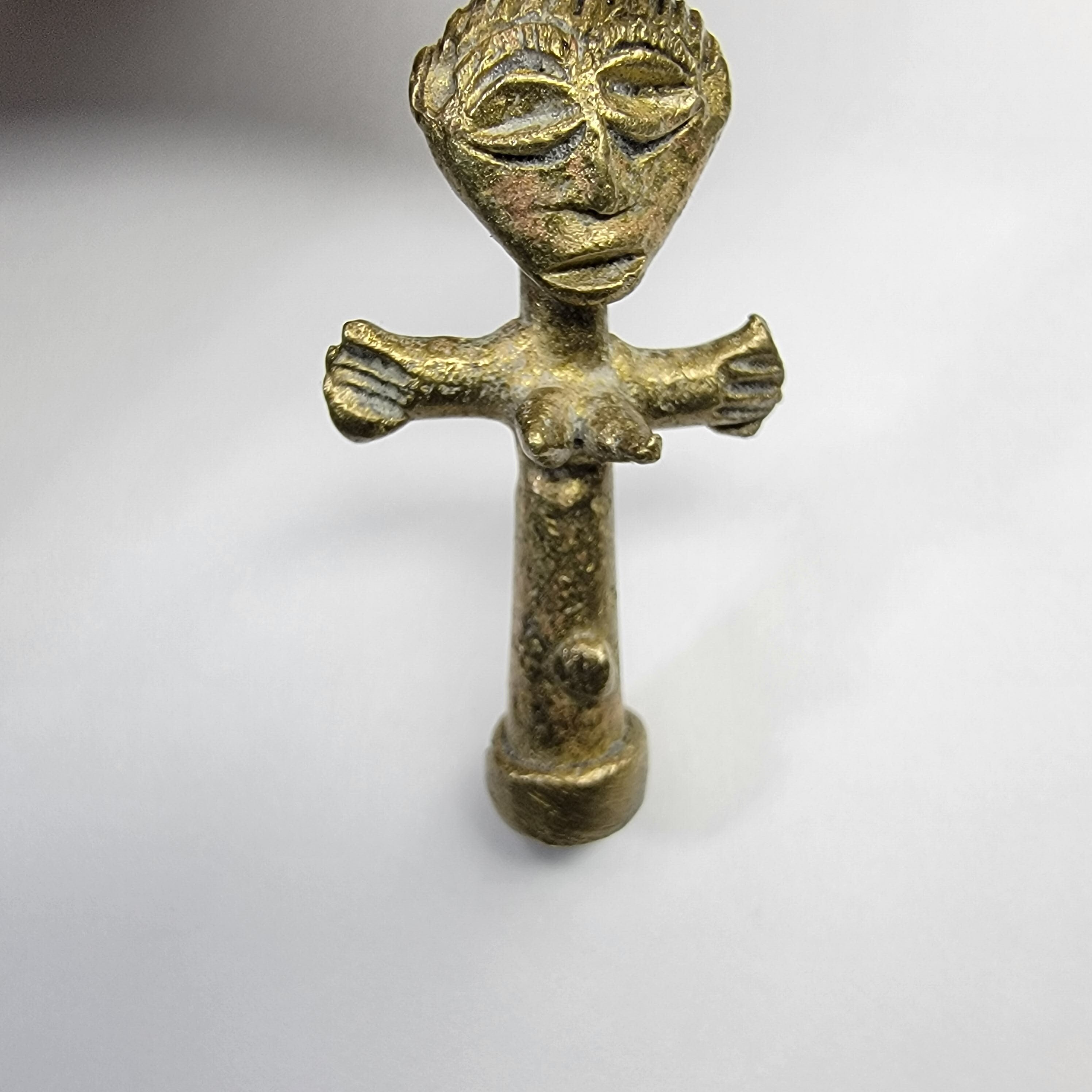 Fertility Doll, African Brass