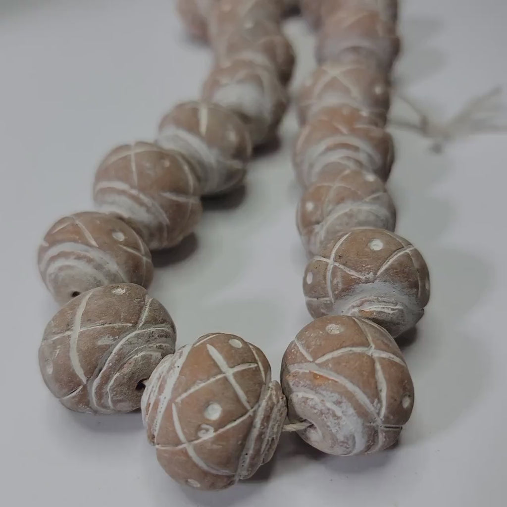 Large Terracotta Beads