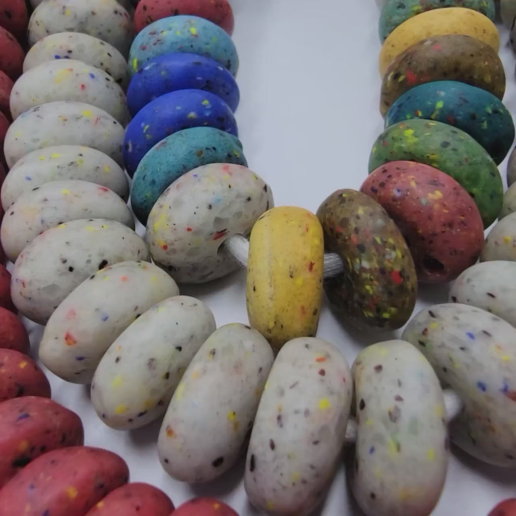 Large Natural Spacer Beads, African Jewelry