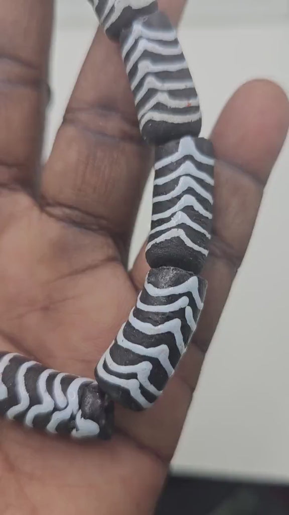 Zebra Design Beads, African Fashion, Craft Beads