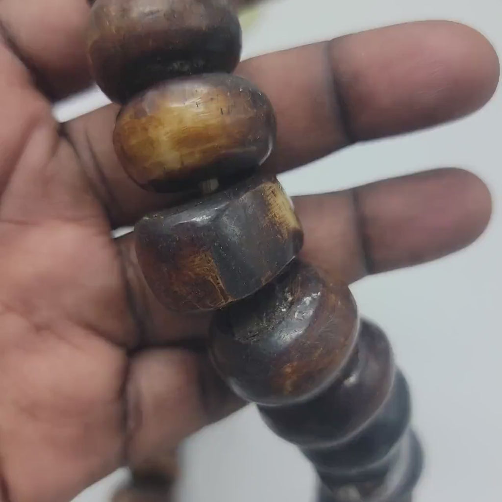 Brown Kenyan Bone Beads