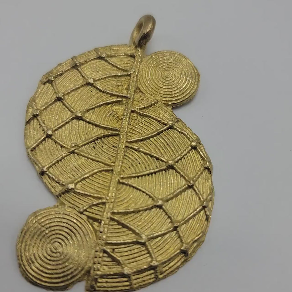 Ashanti Brass, African Pendant