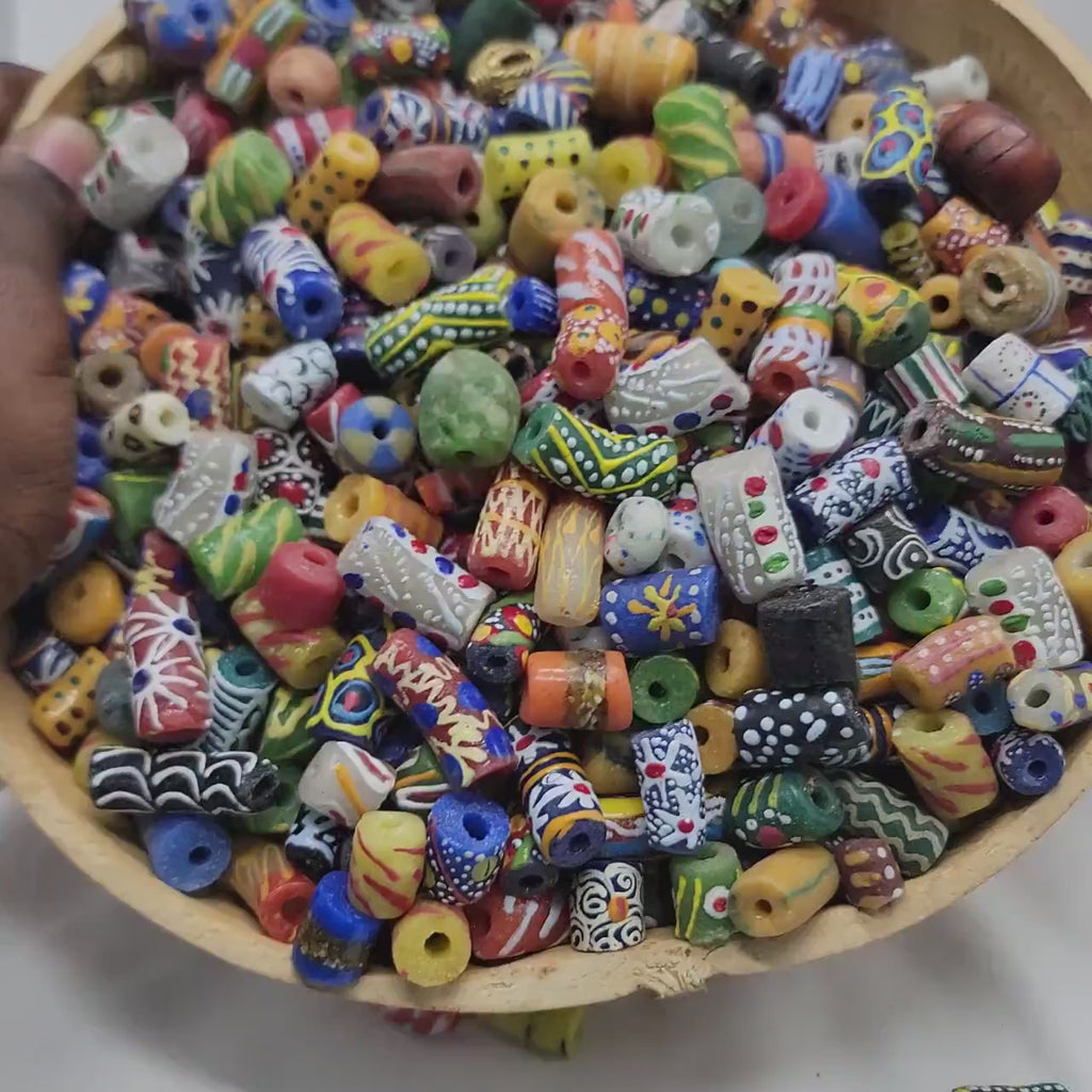 3000 Pieces of African Beads, Jewelry Making Beads, Gourd