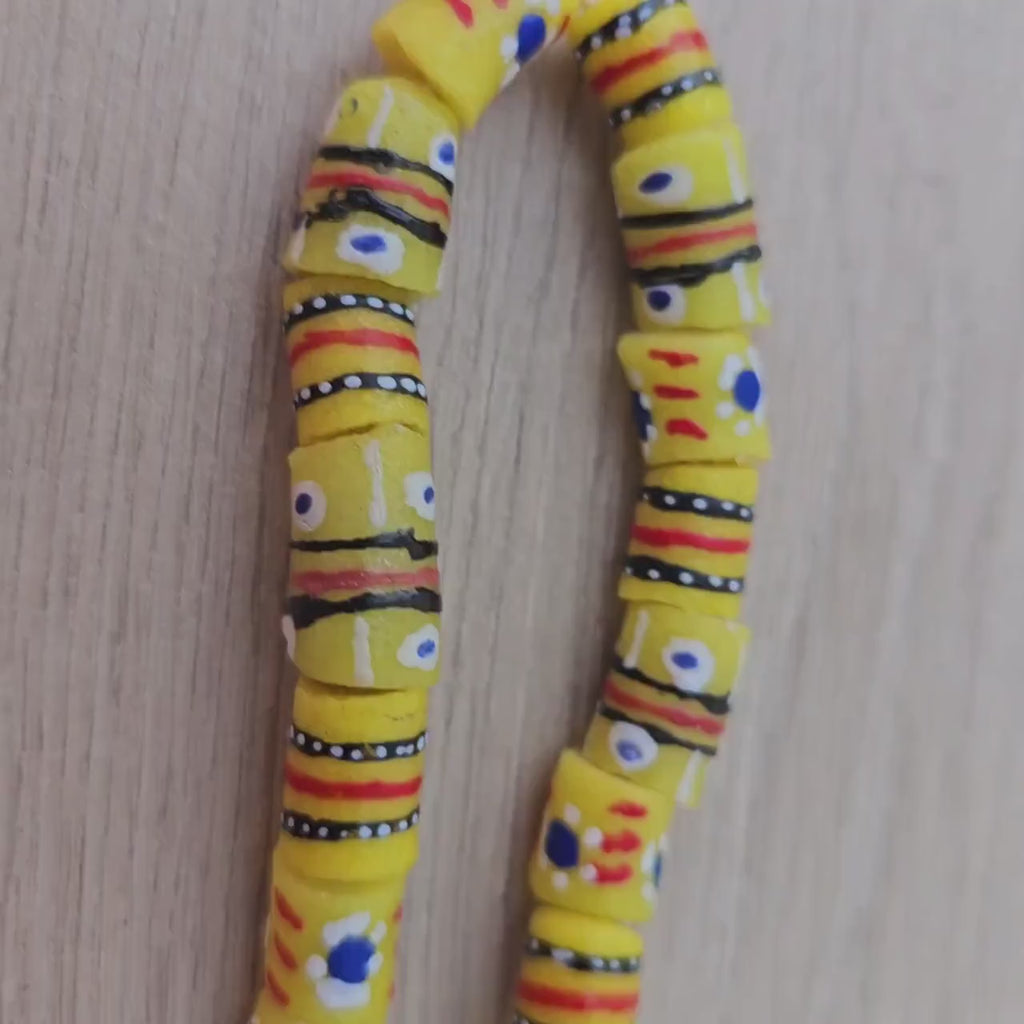 Yellow Long Beads, Jewelry Making