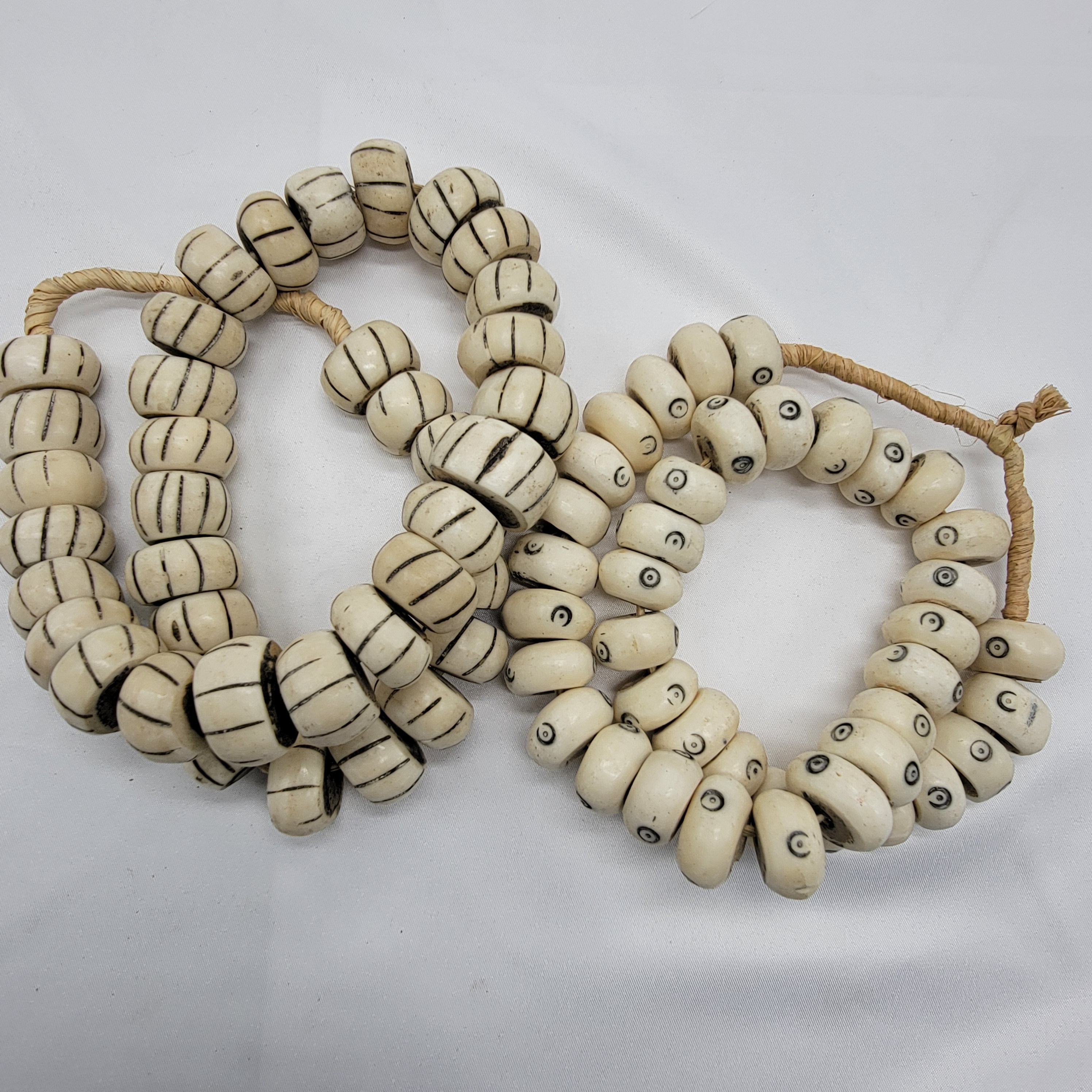 White African Batik Beads, Jewelry making supply