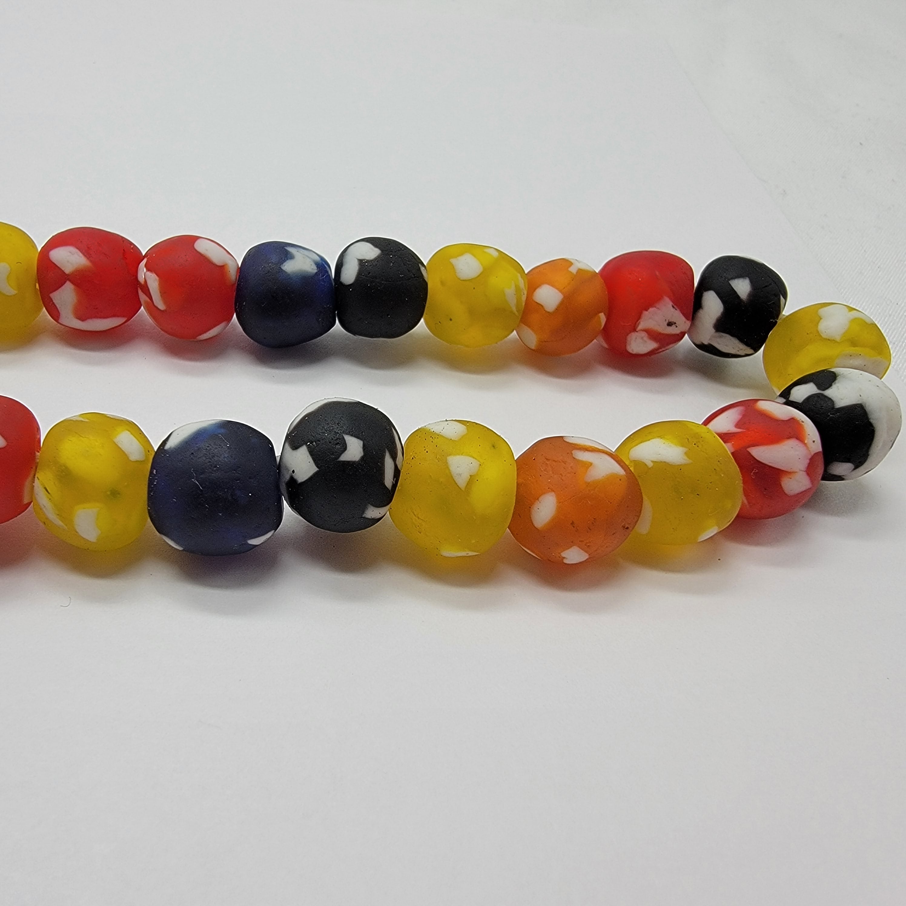 Mix Recycled Glass Beads, African Beads