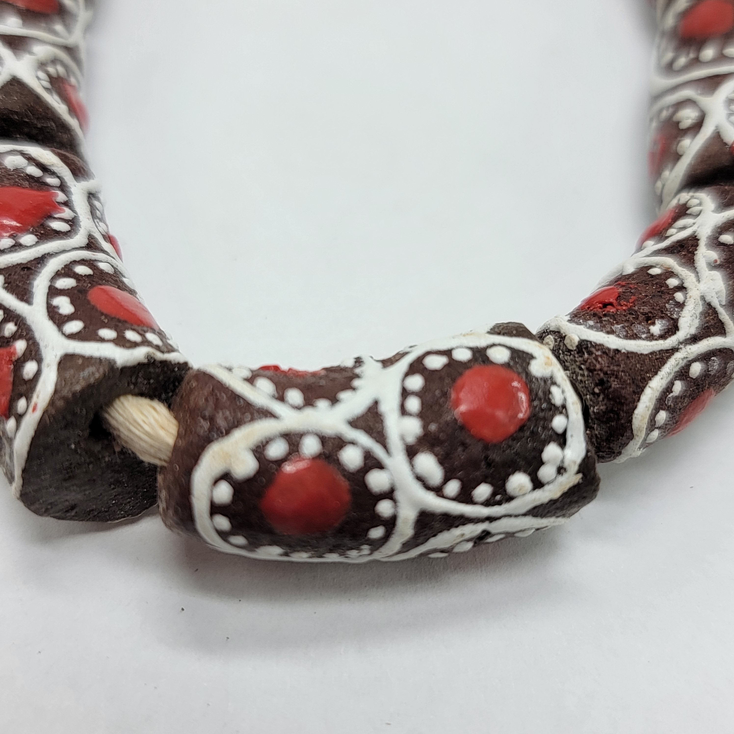 Brown African Beads, Krobo Glass Beads