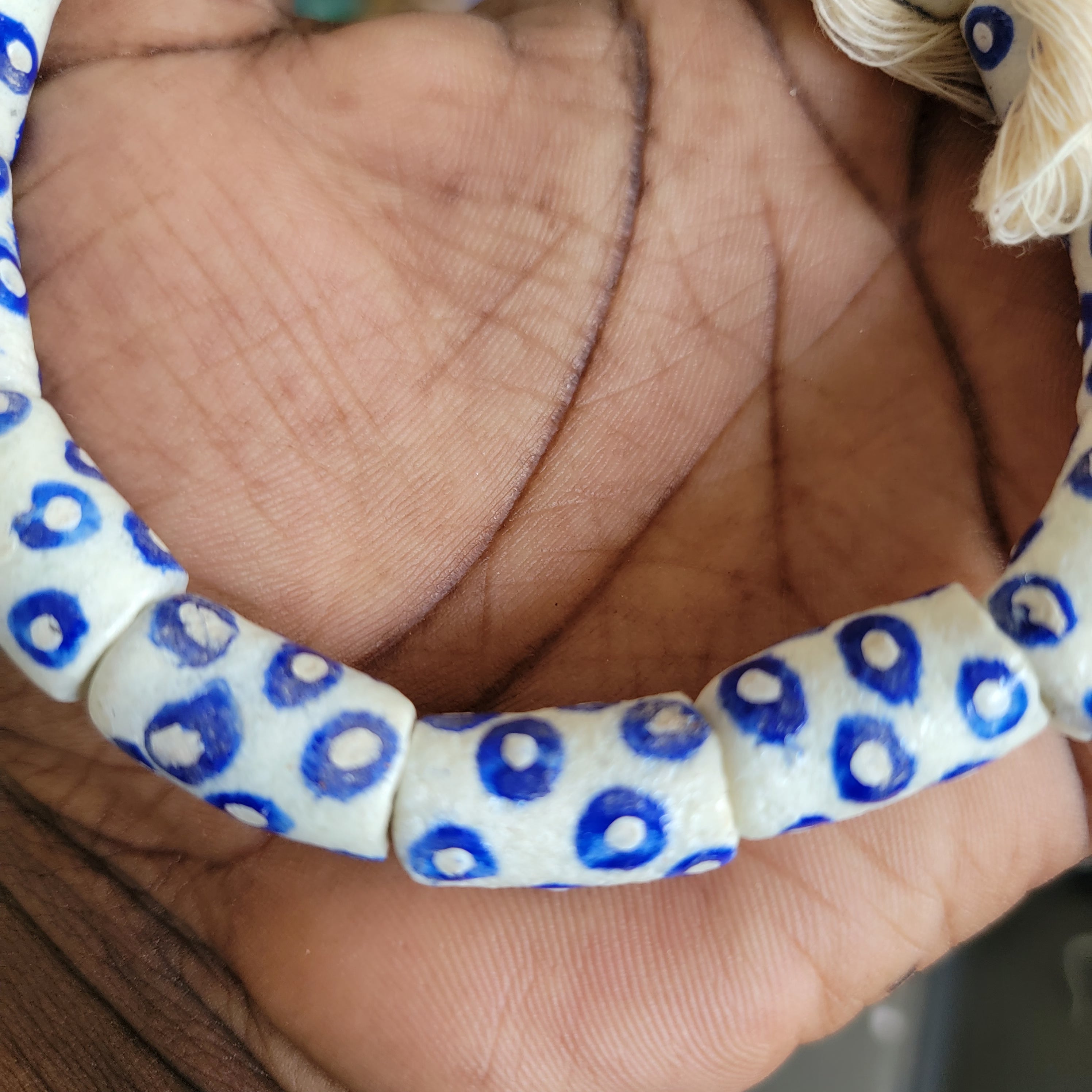 Blue Eye African Beads