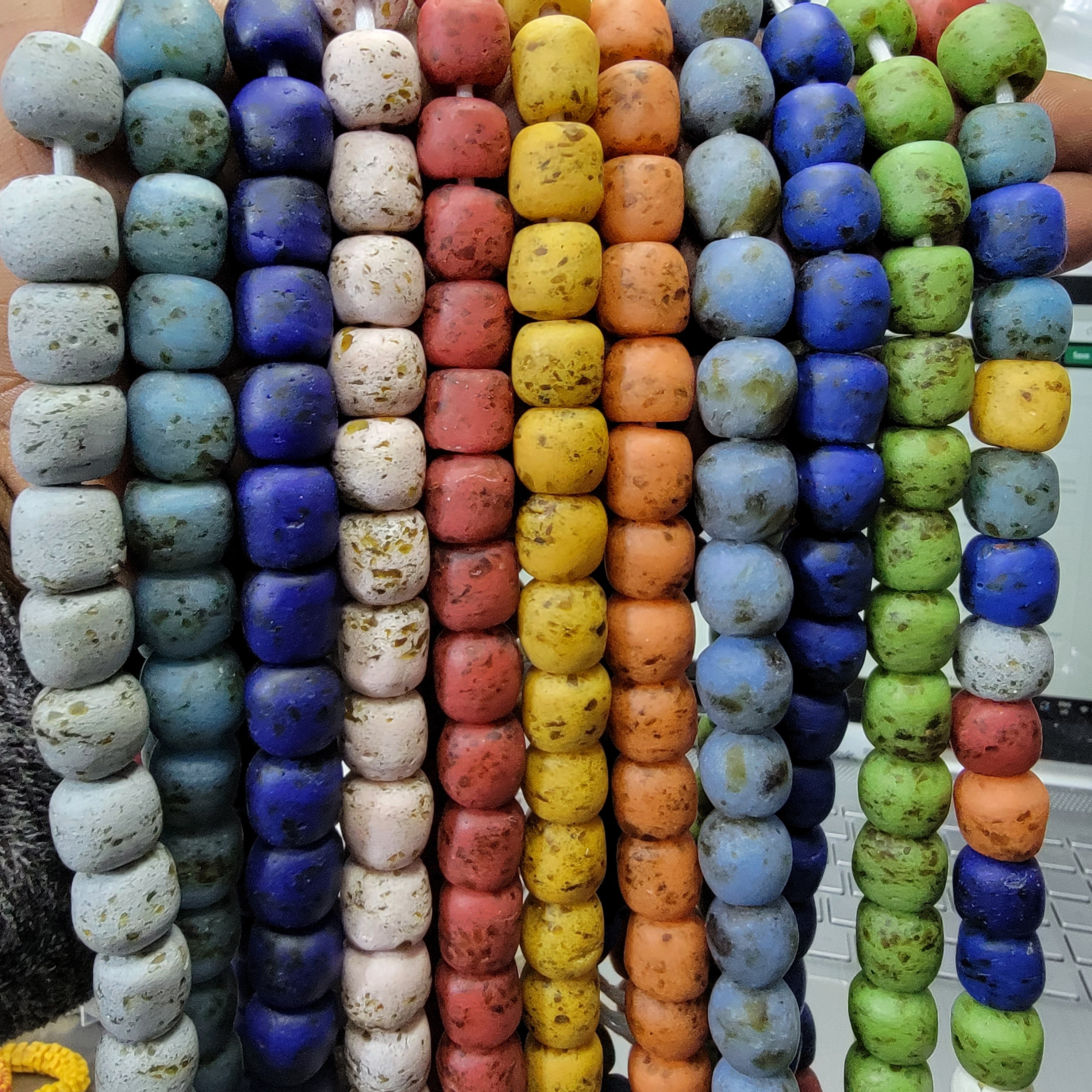 Powdered Glass Beads, African Recycled Glass Beads