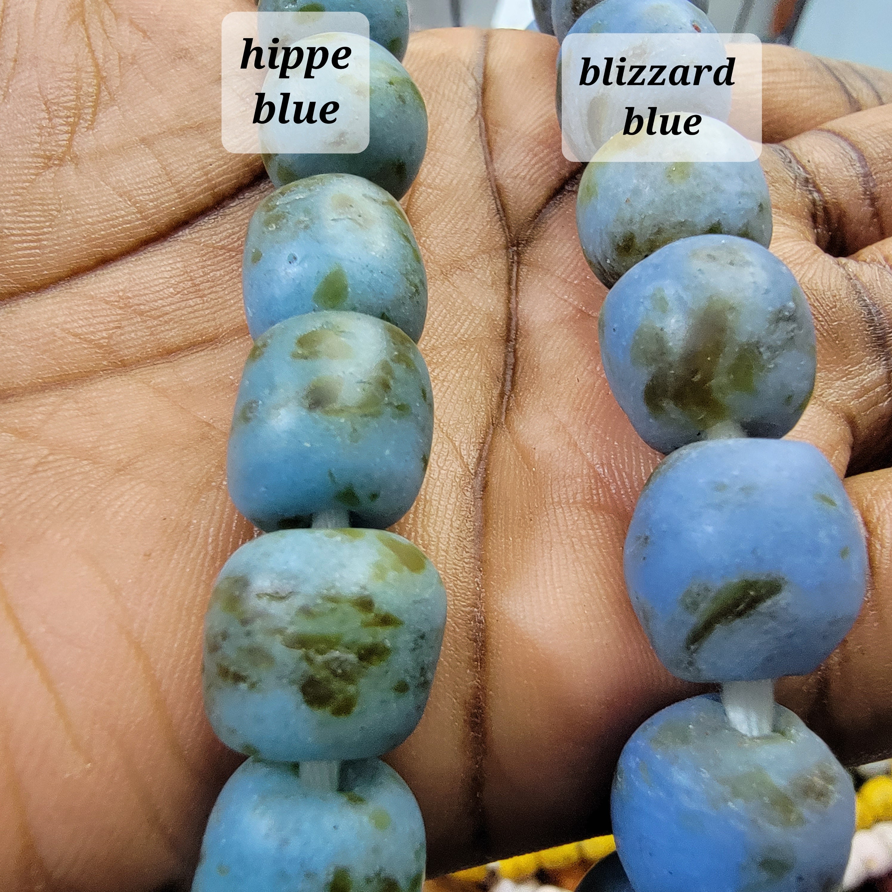 Powdered Glass Beads, African Recycled Glass Beads