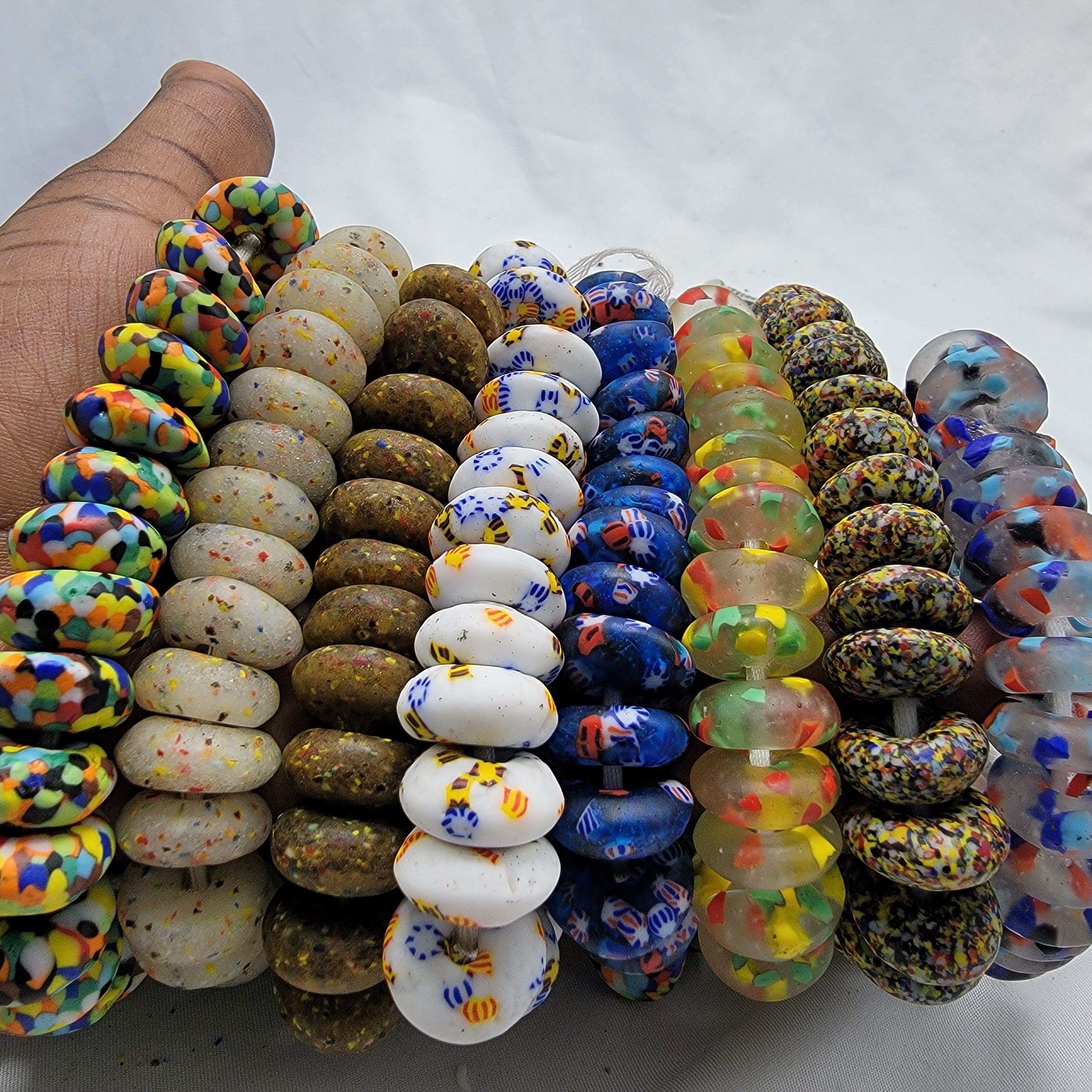 Large African Spacer Beads