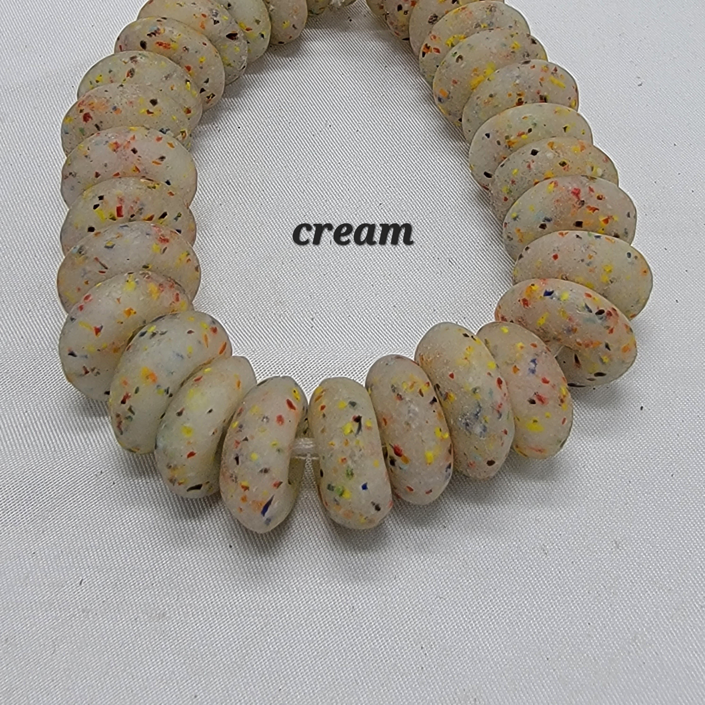 Large African Spacer Beads