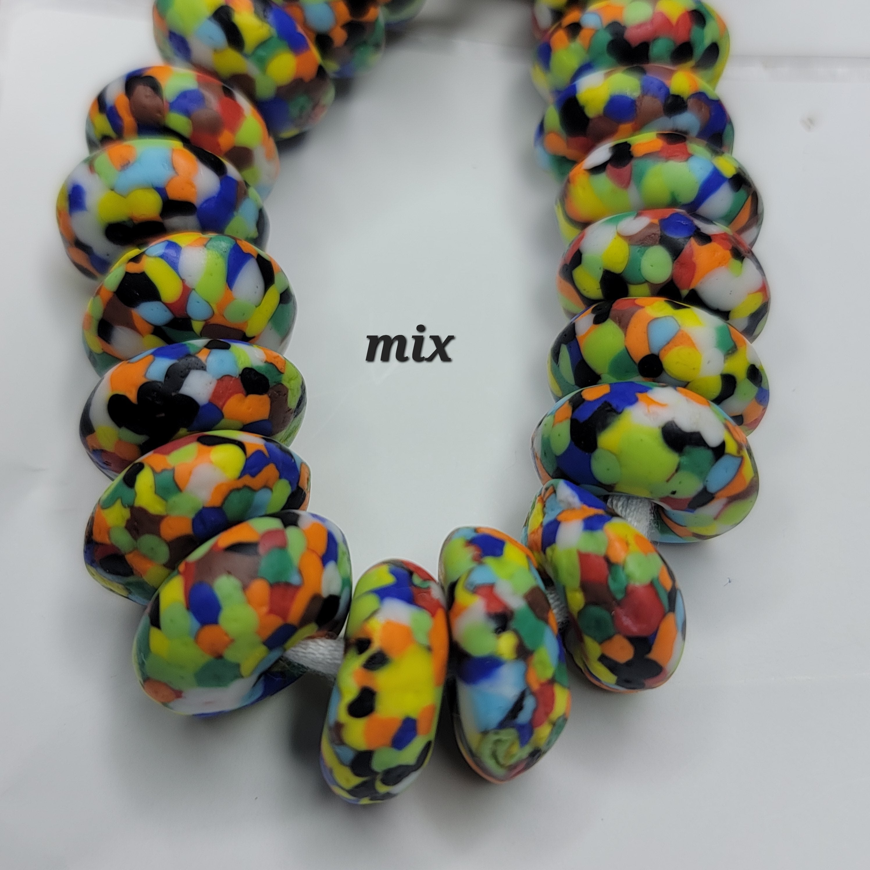 Large African Spacer Beads