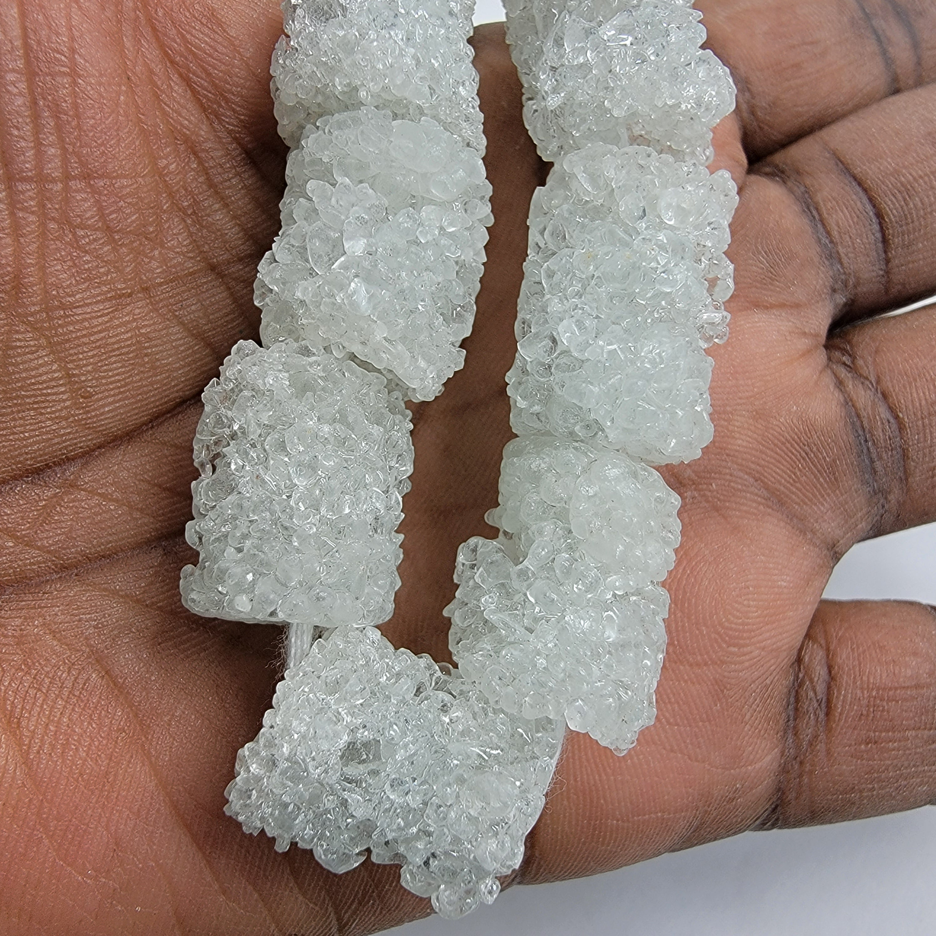 Cylinder Sugar African Beads