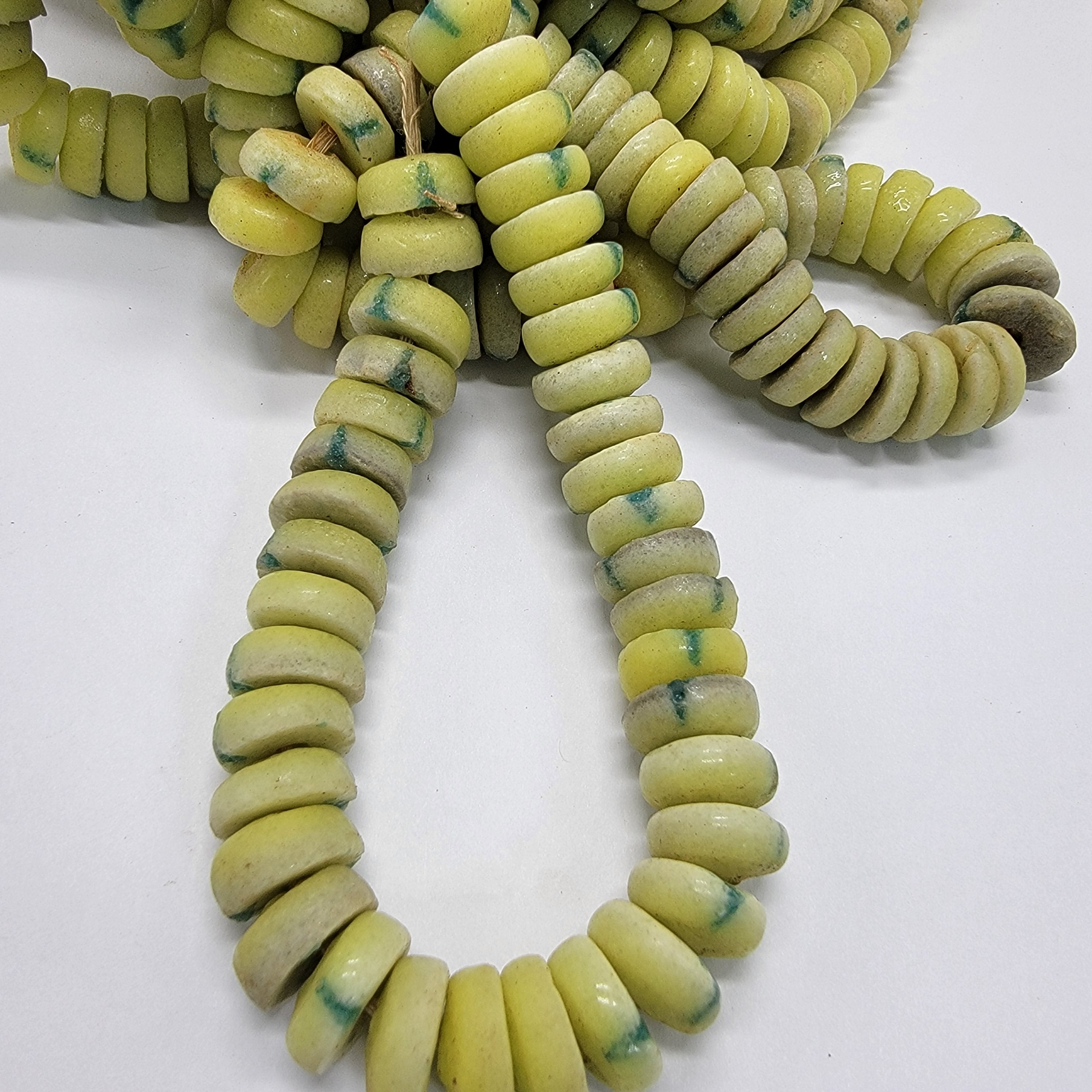 Lime Green Spacer Beads