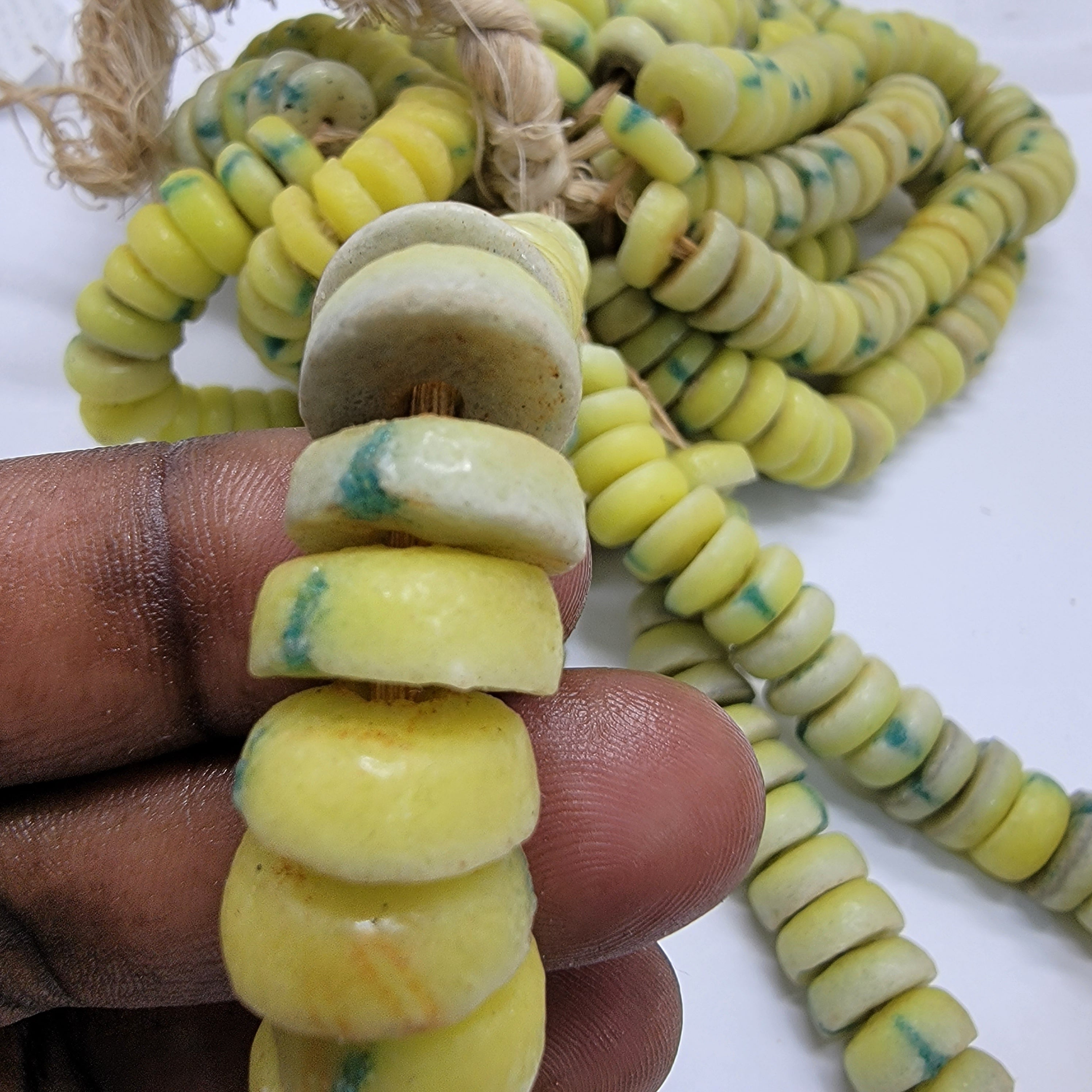 Lime Green Spacer Beads