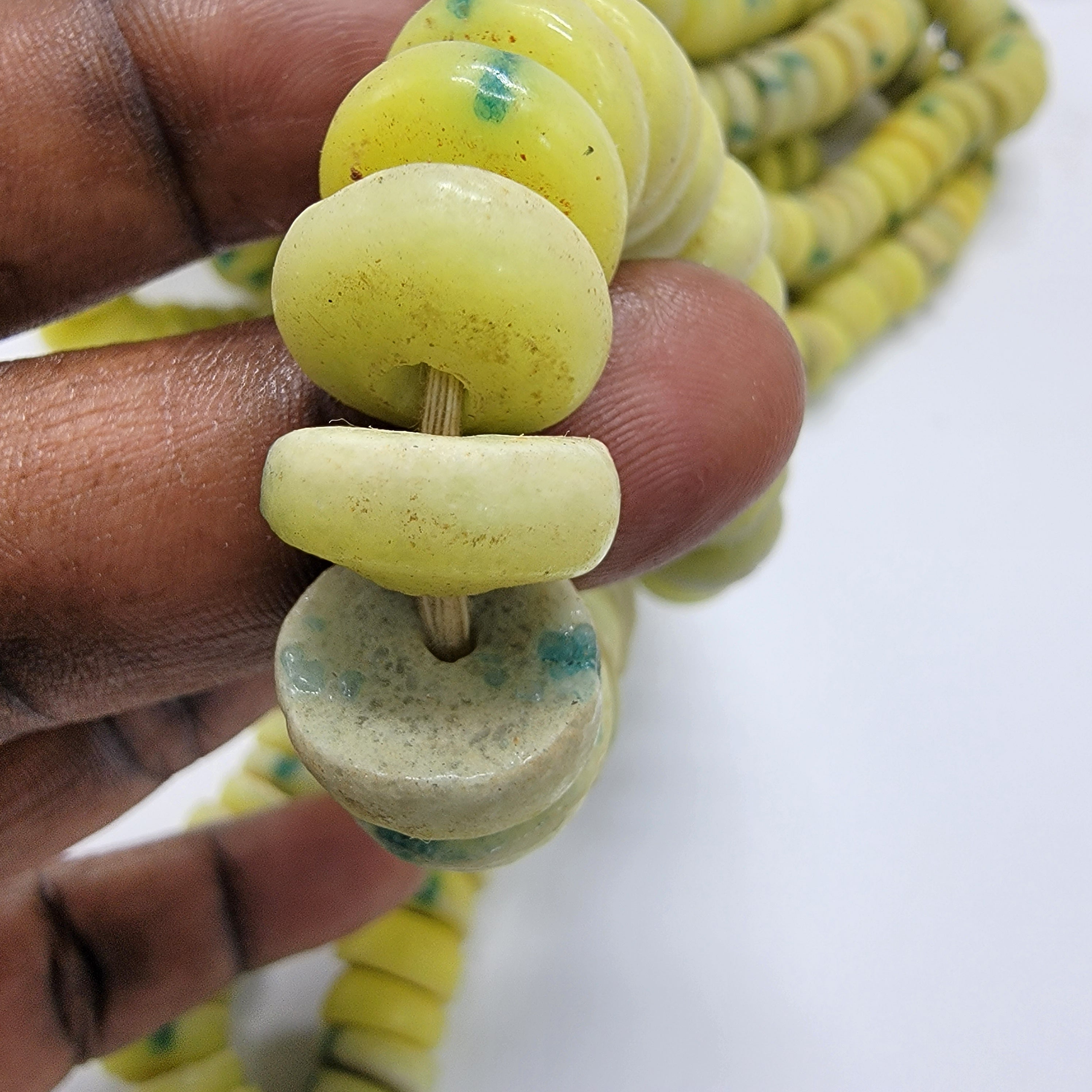 Lime Green Spacer Beads