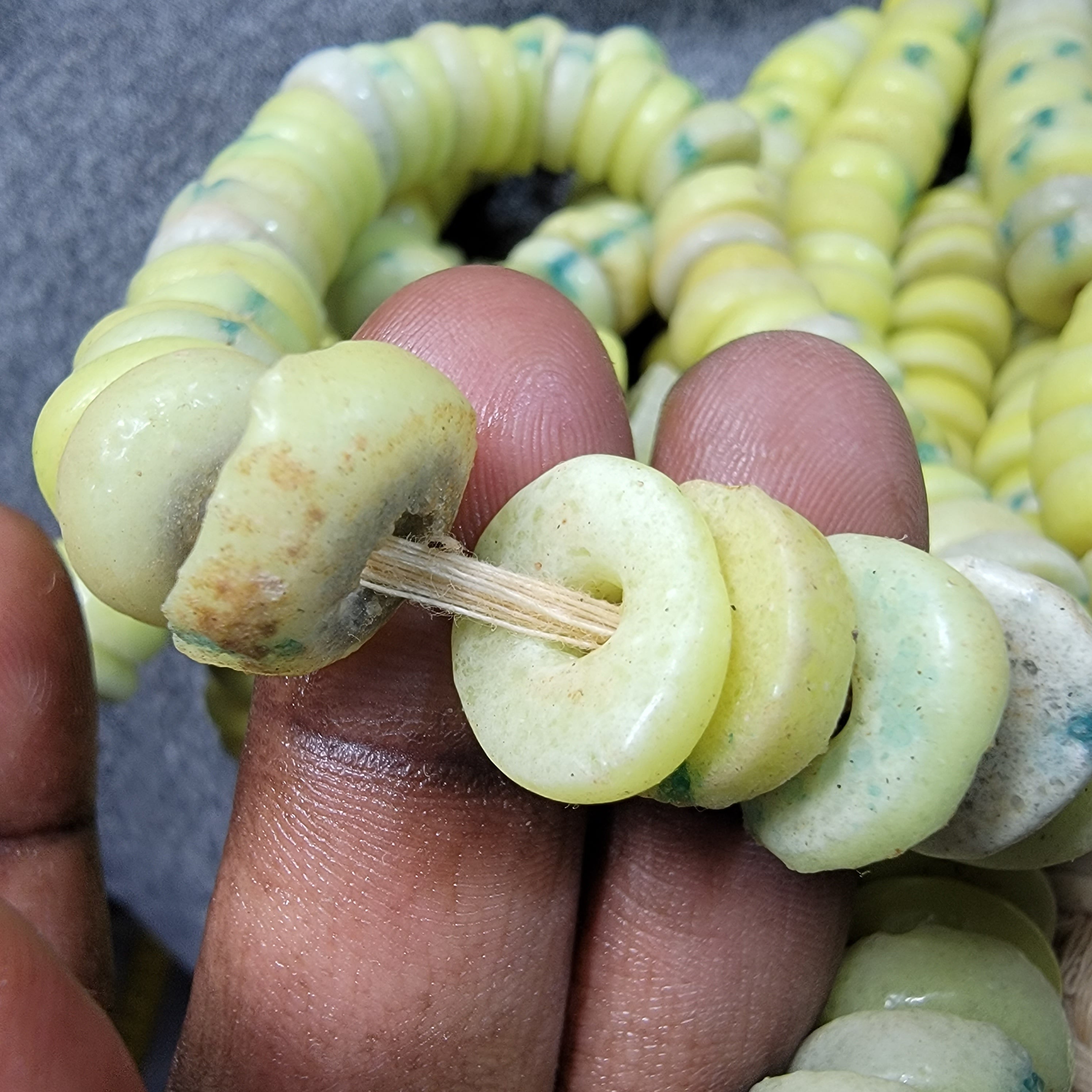 Lime Green Spacer Beads