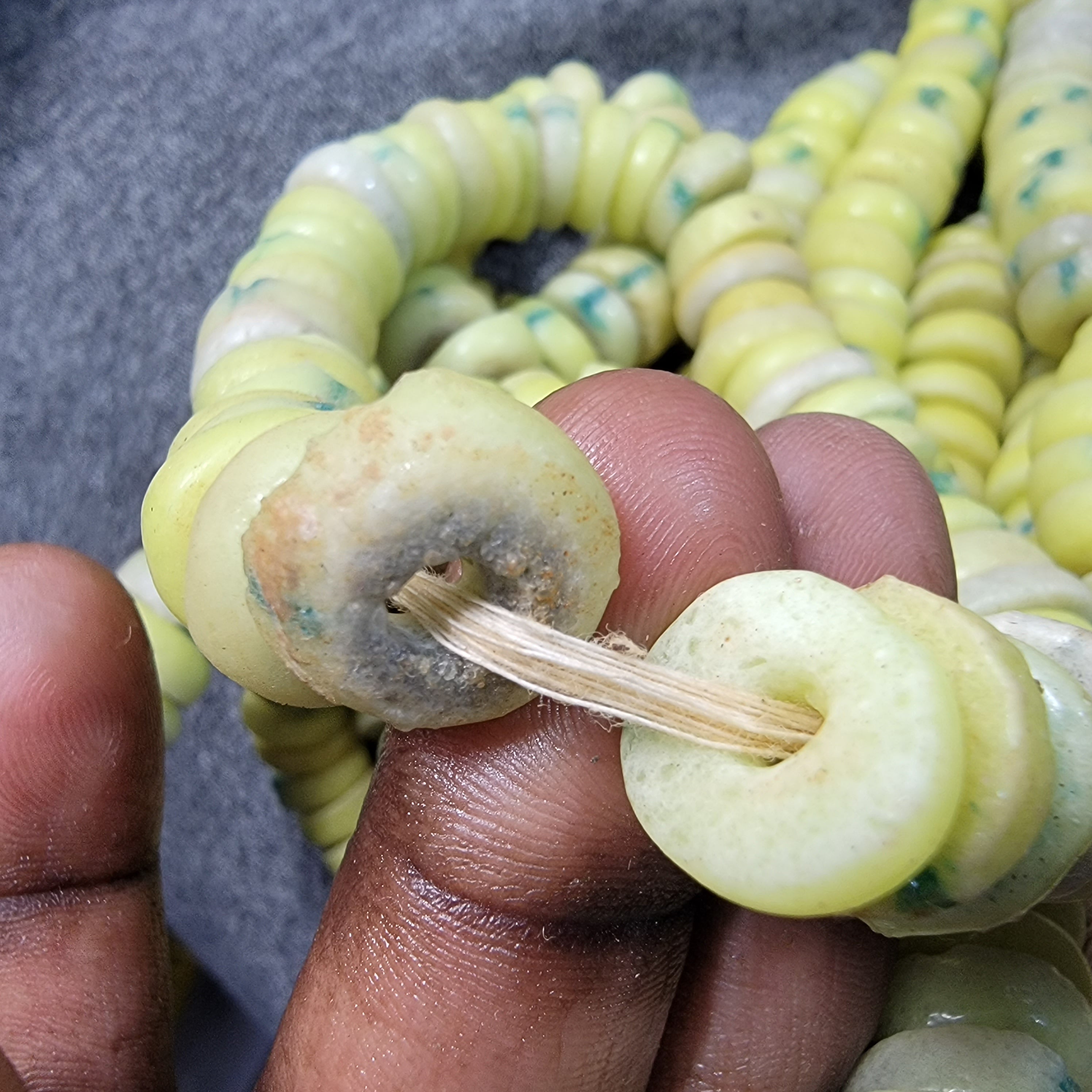 Lime Green Spacer Beads