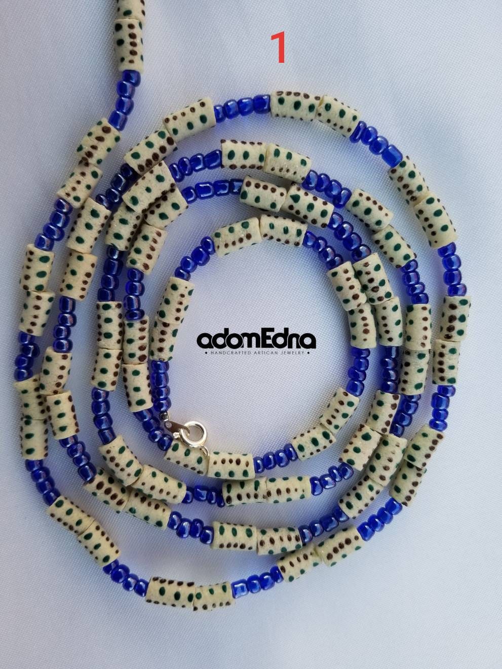 Krobo Glass Waist Beads, African Waist Beads, Belly Chain