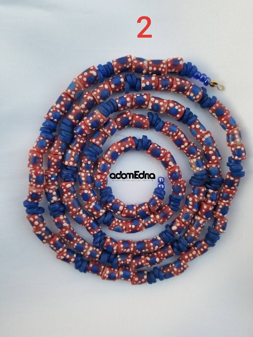 Krobo Glass Waist Beads, African Waist Beads, Belly Chain