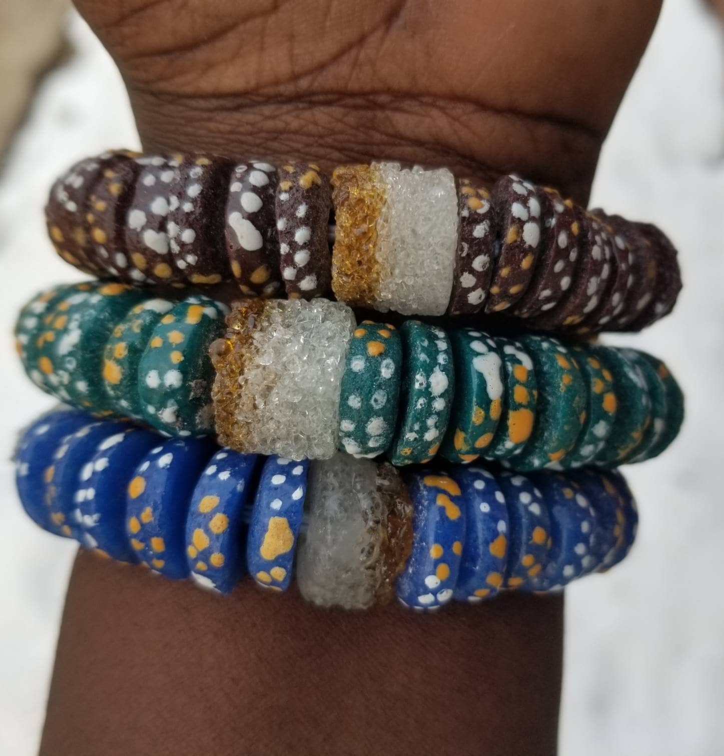 African Beaded Bracelets, Handmade Jewelry