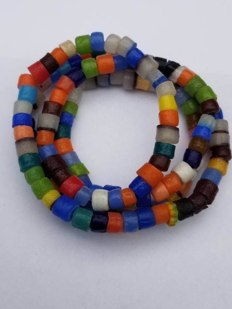 3in1 African Beads, Beaded Bracelet, African Anklet, African Necklace