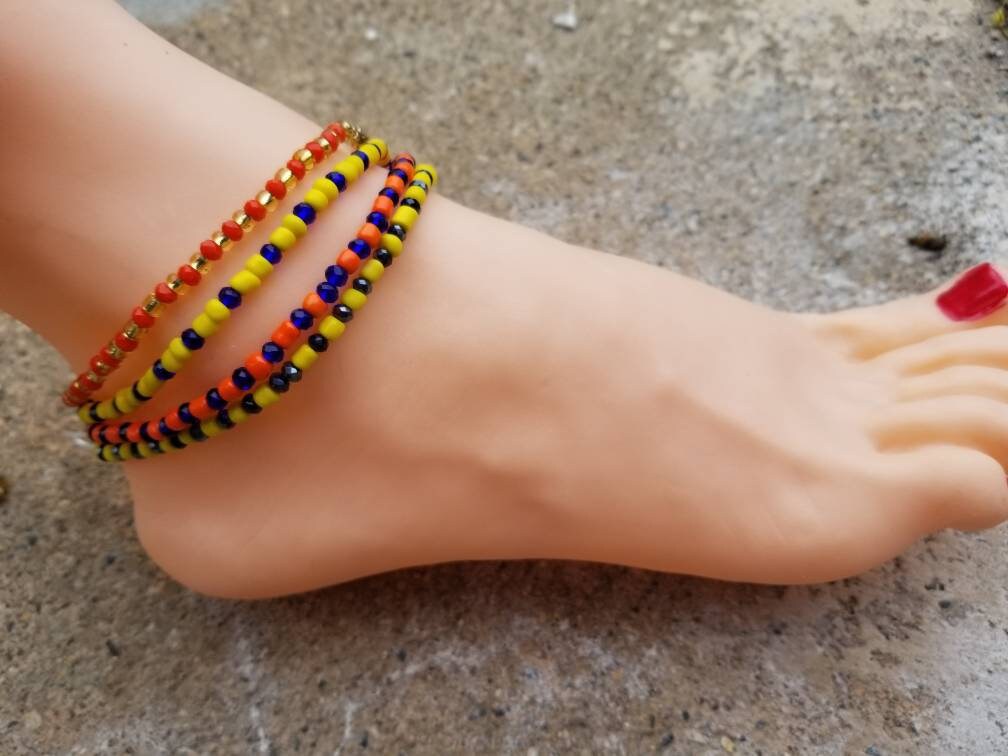 Stretch Crystal Anklets, Women Anklets