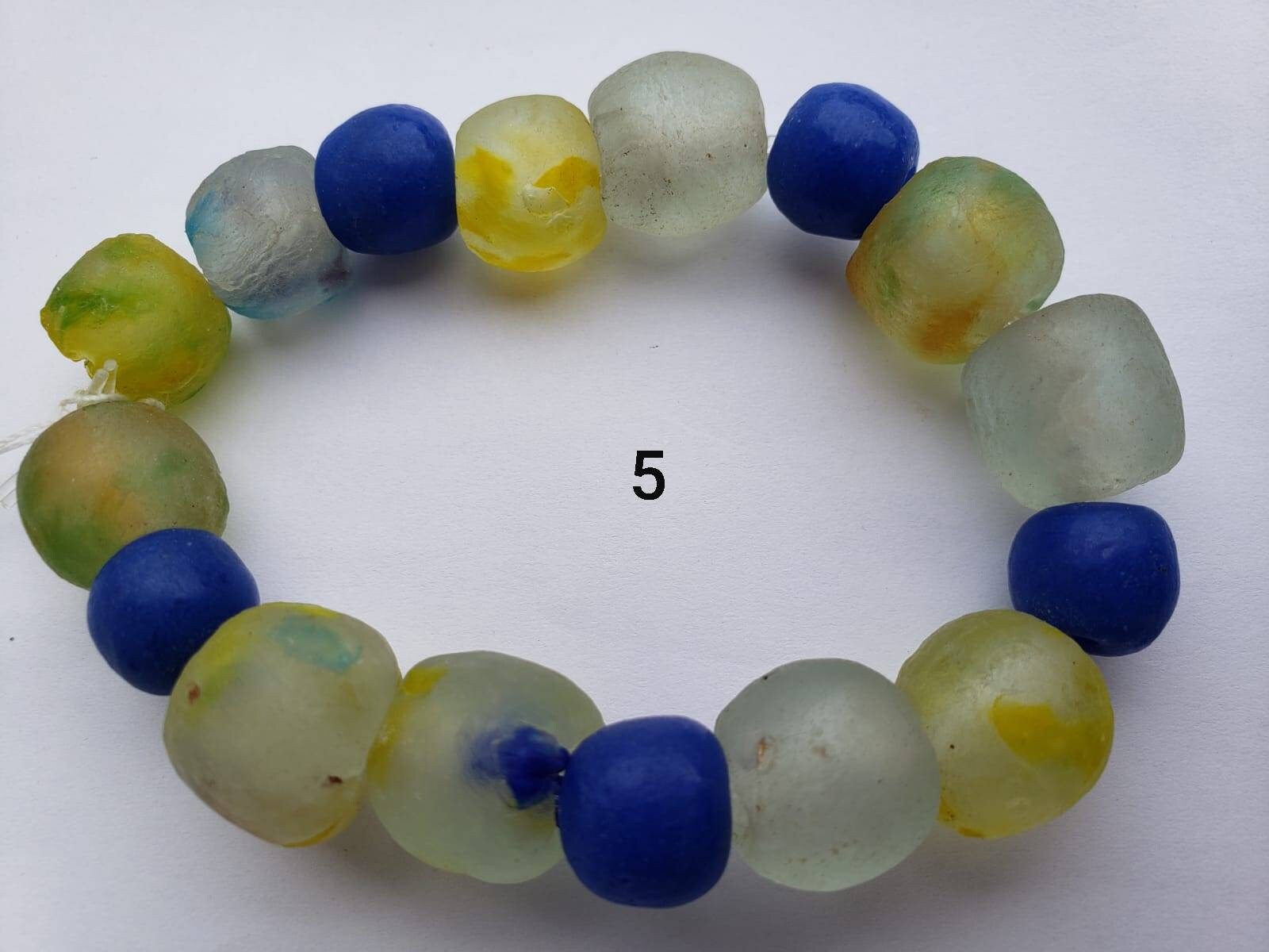 Recycled Glass Bracelet, Ghana Bracelet