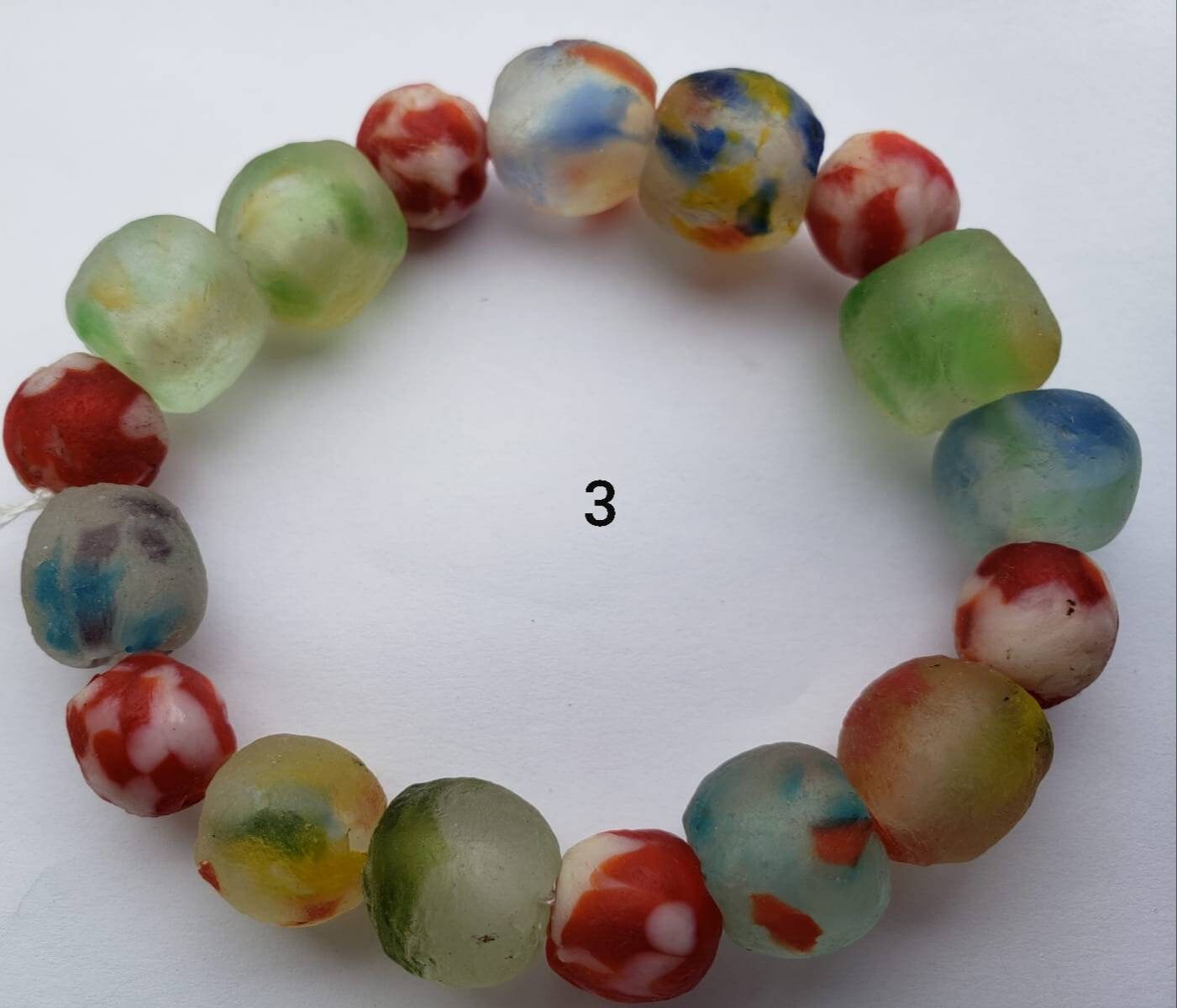 Recycled Glass Bracelet, Ghana Bracelet