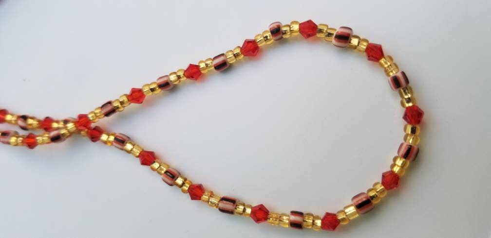 African Anklet, Beaded Anklet, Anklet for Women