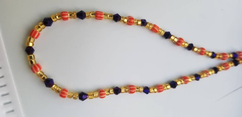 African Anklet, Beaded Anklet, Anklet for Women