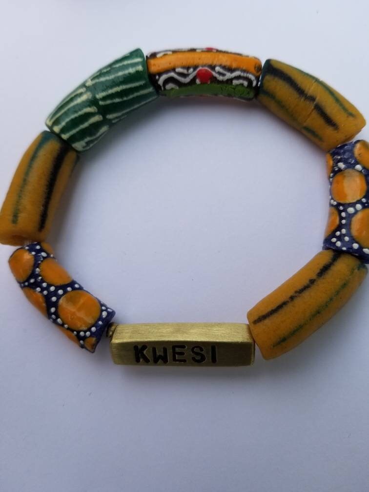 Men Bracelet, Akan/Twi Male Bracelet, Ghana Bracelet