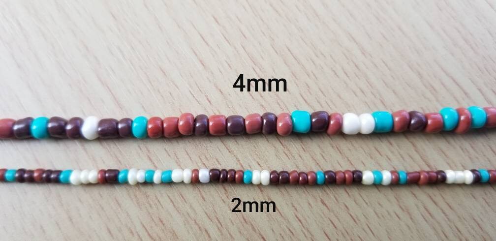 Plus size SouthWest Waist Chain, Stretch Waist bead, Tie on Waist Bead, Stomach Beads, Belly Beads