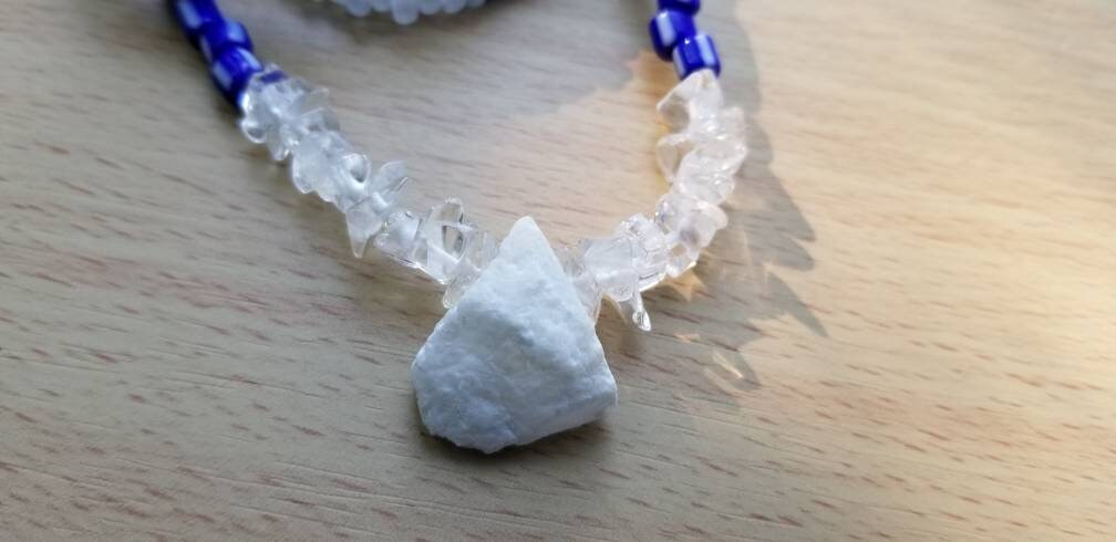 African Crystal Quartz Waist Beads, Belly Chain, Clasp Waist Bead