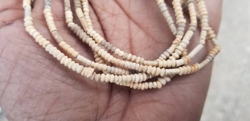 Tiny Terracotta Clay Beads, African Beads