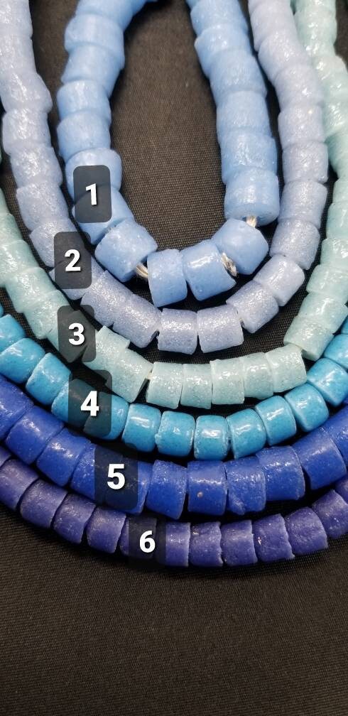 20 short disk Powdered glass beads