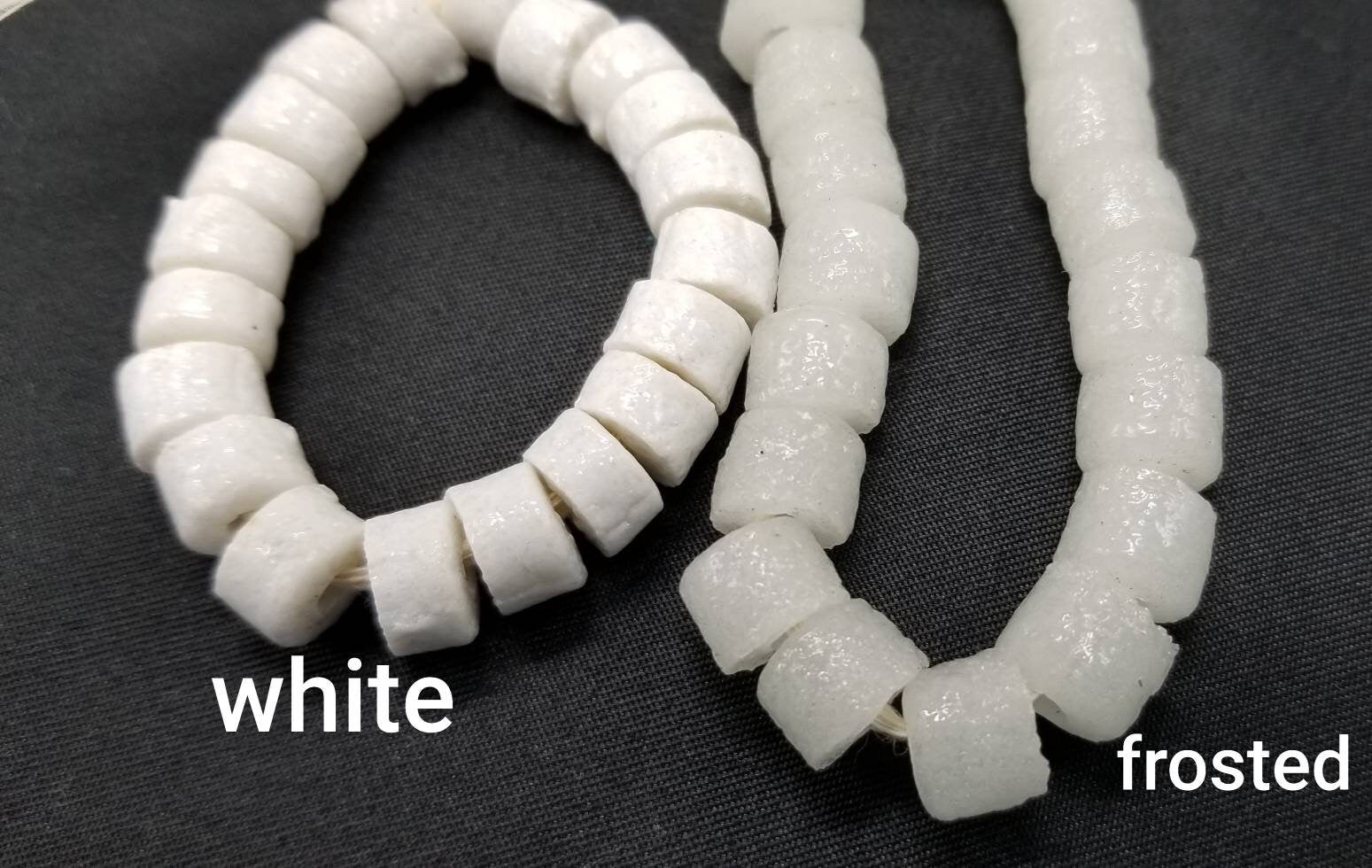 20 short disk Powdered glass beads