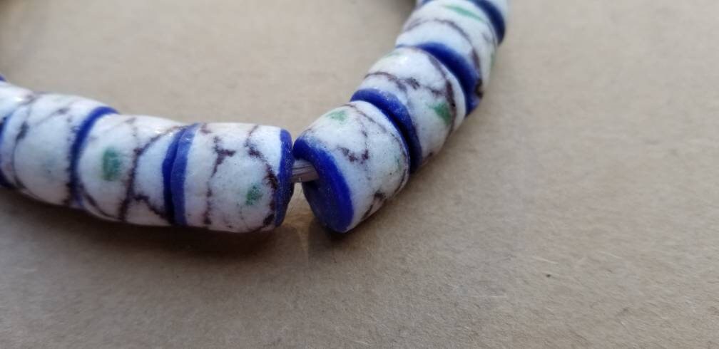 20 Handmade Glass Beads, African Beads, Boho Beads