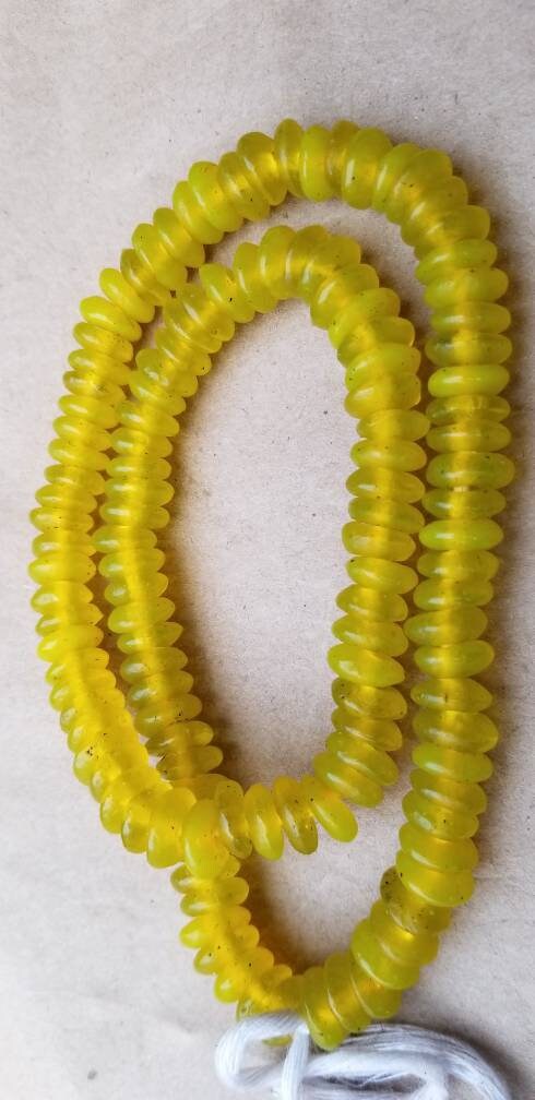 Recycled Spacer Glass Beads, African Beads