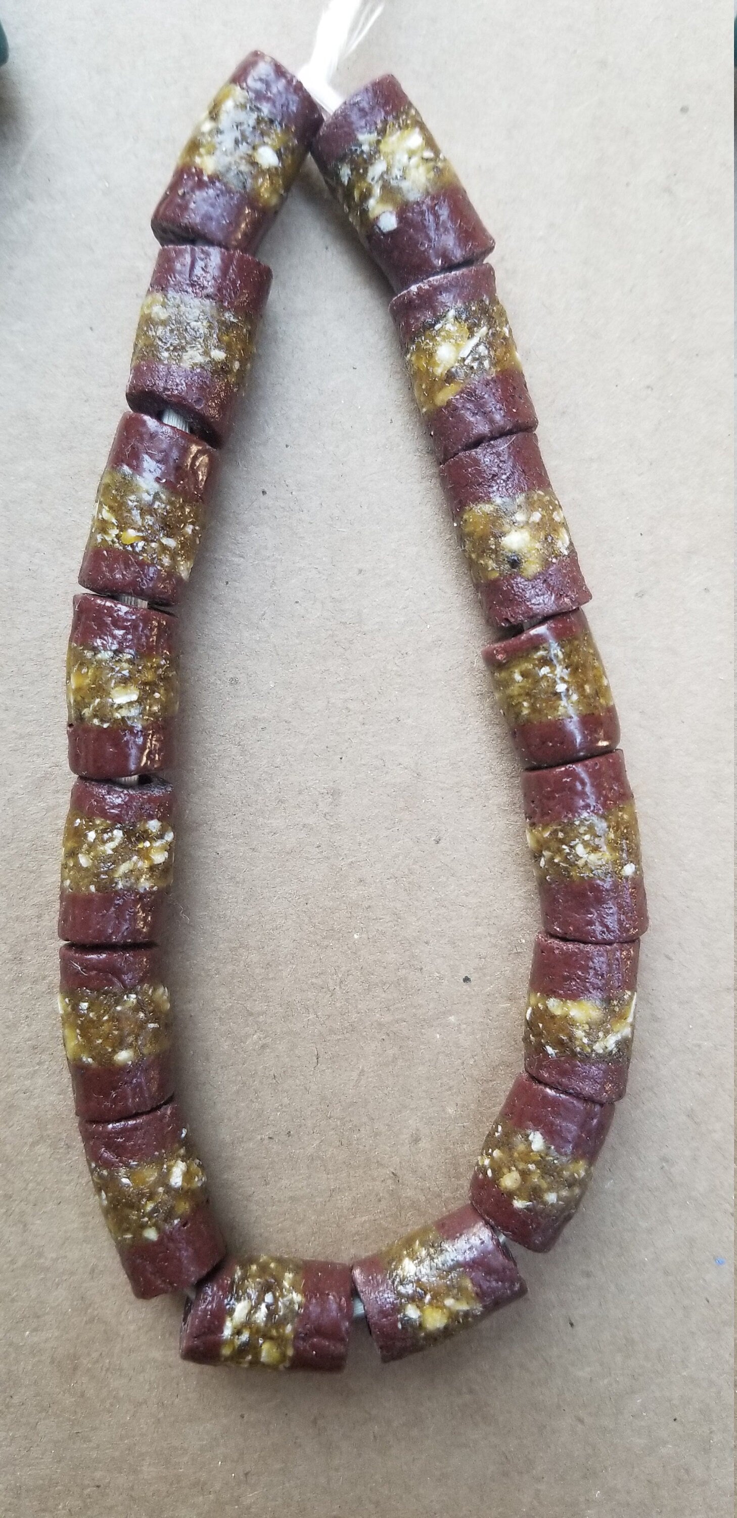 Krobo Glass Beads, African Beads, Tribal Beads