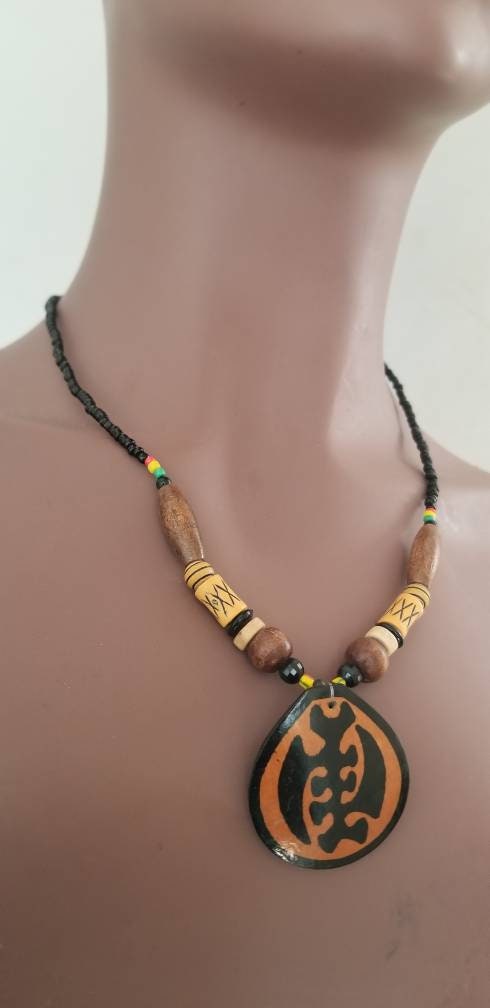 Gye Nyame Necklace, Men Necklace, Women Jewelry