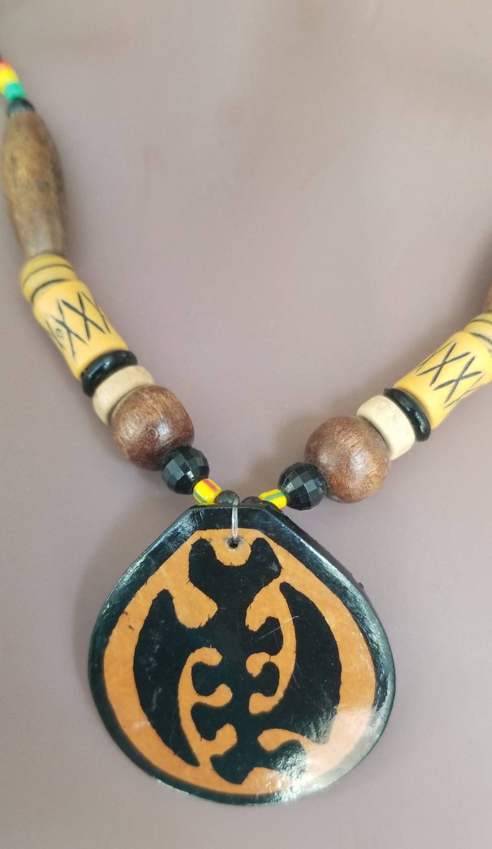 Gye Nyame Necklace, Men Necklace, Women Jewelry